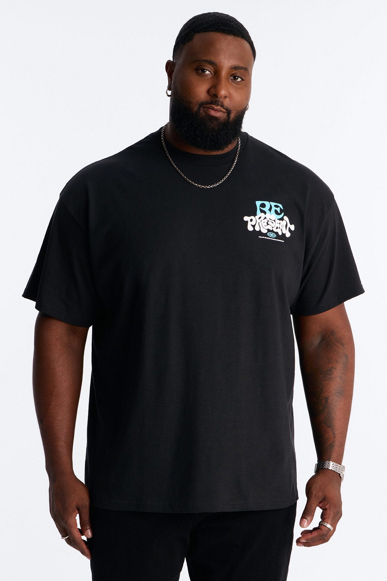 Past Present Future Short Sleeve Tee - Black