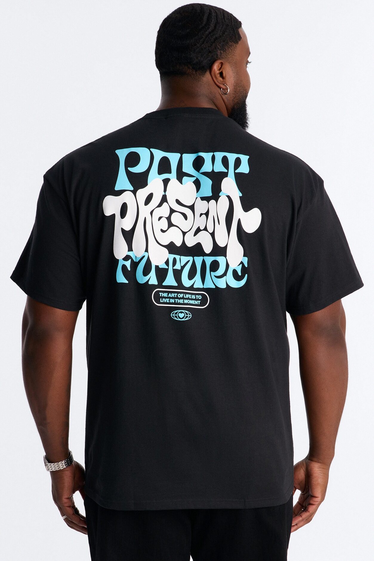 Past Present Future Short Sleeve Tee - Black