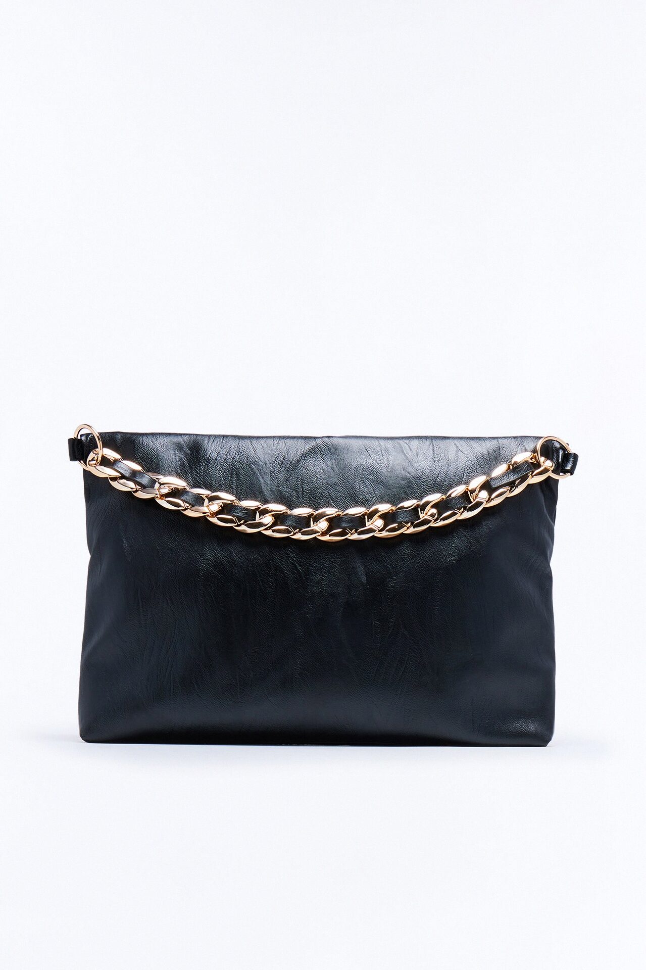 Very High Expectations Faux Leather Bag - Black