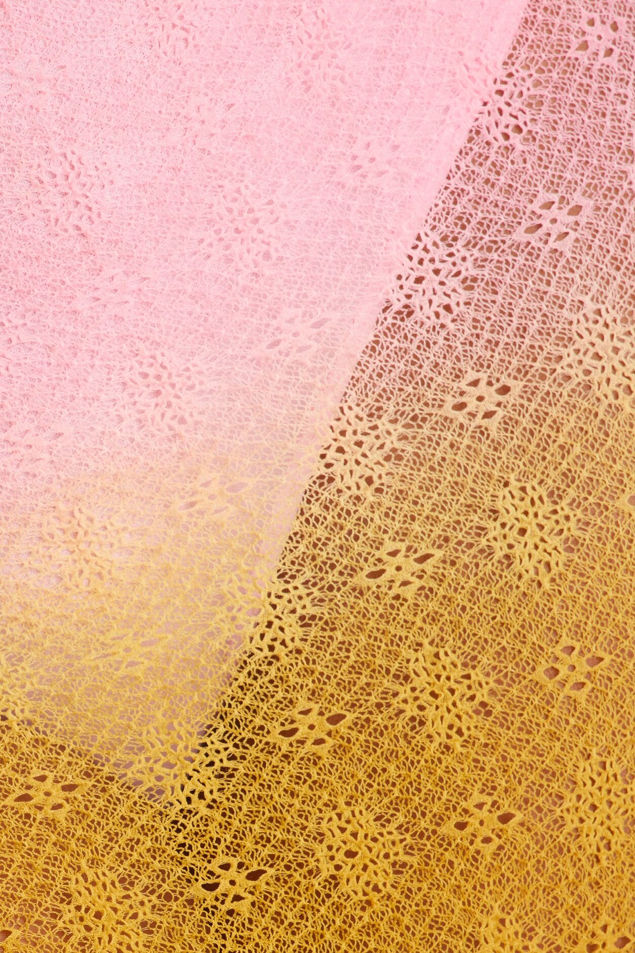 Summer Sunsets Ombre Crochet Maxi Dress - Pink/combo