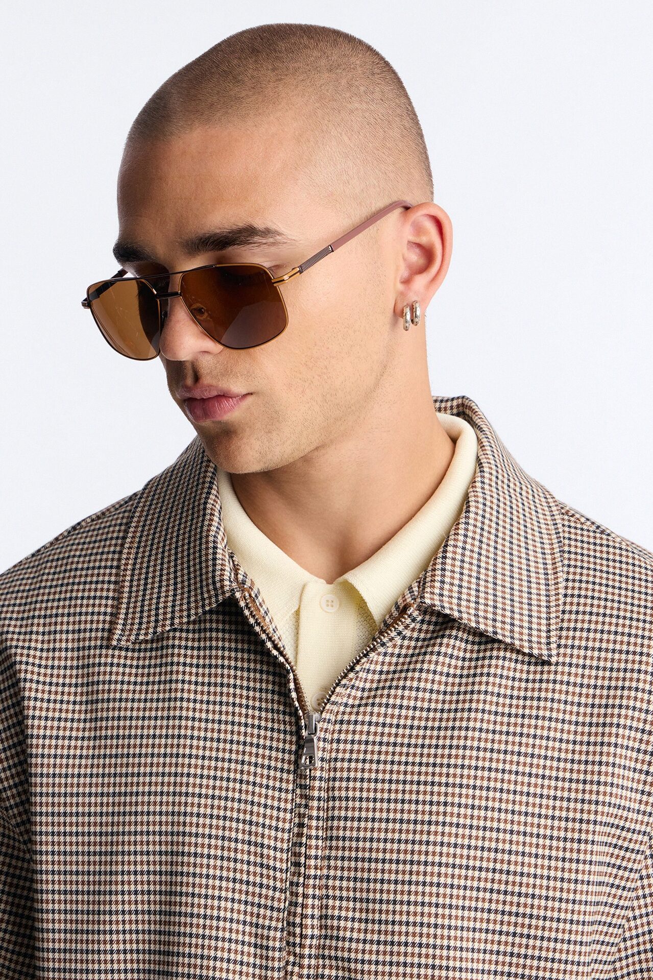 Classic Oversight Sunglasses - Brown