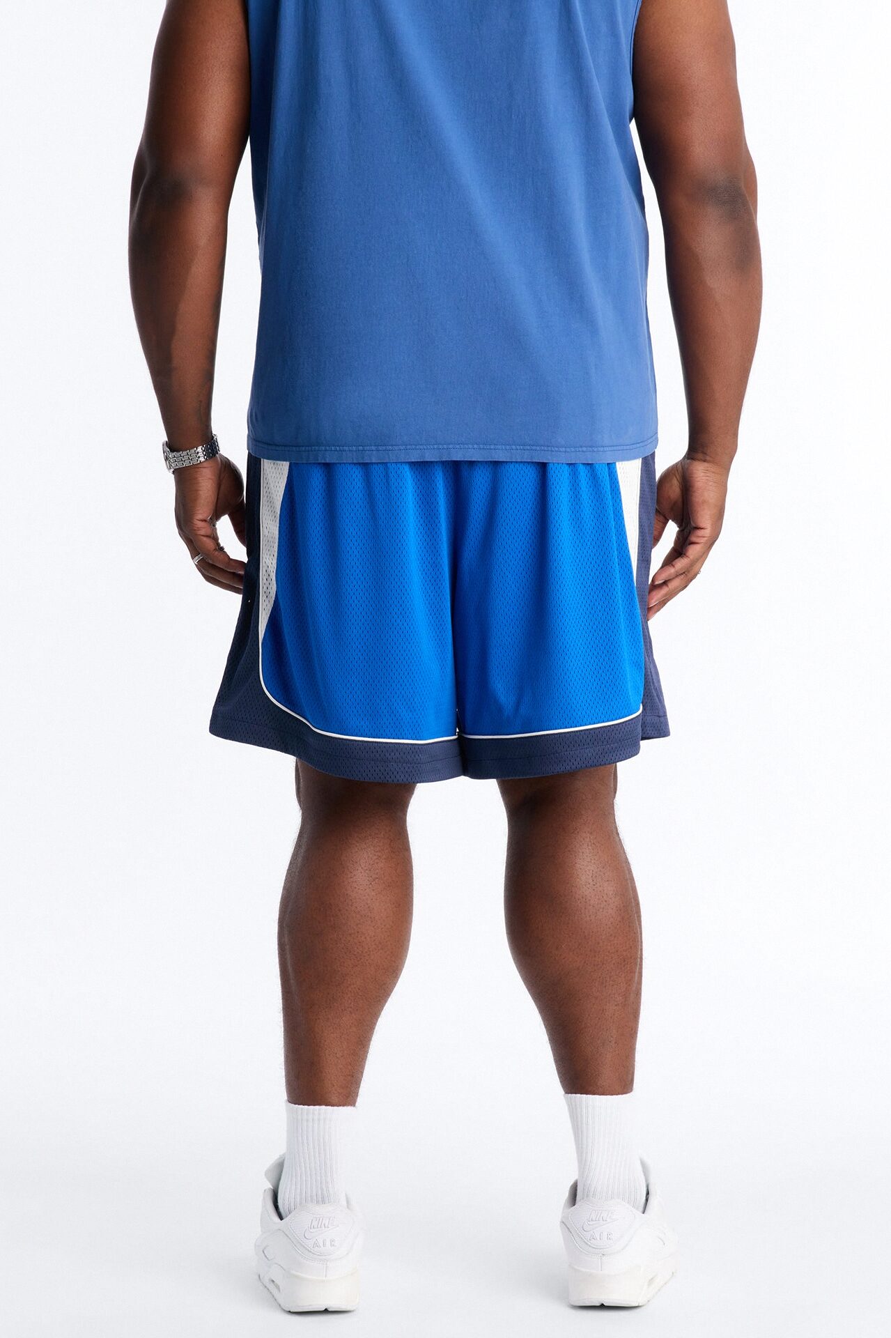 Marcello Relaxed Mesh Short - Blue/combo