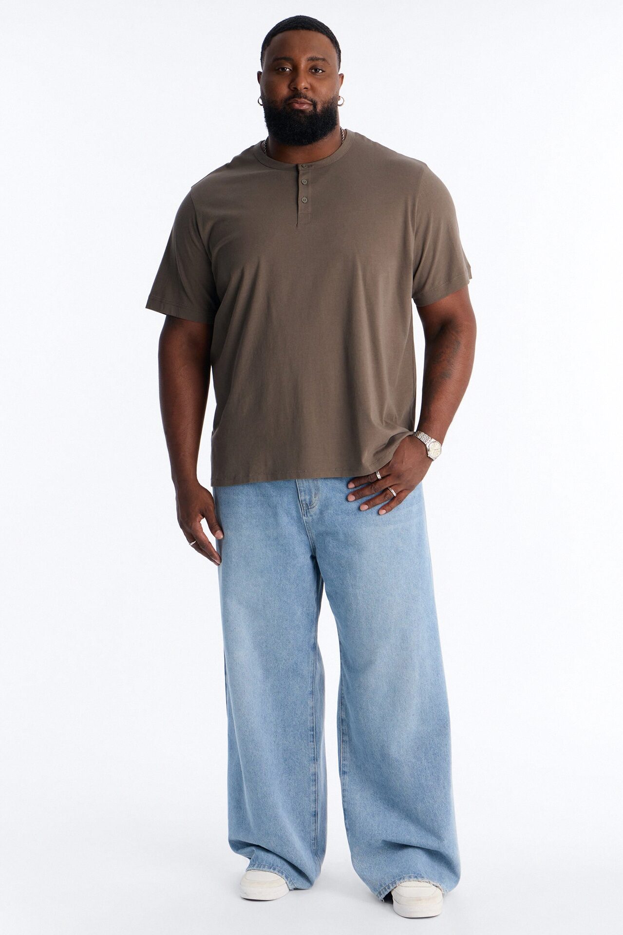 Your Everyday Classic Henley - Olive