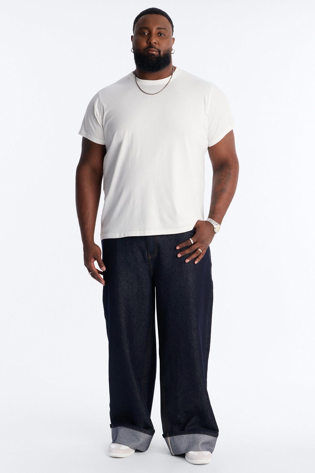 OC Relaxed Wide Leg Jean - Dark Wash