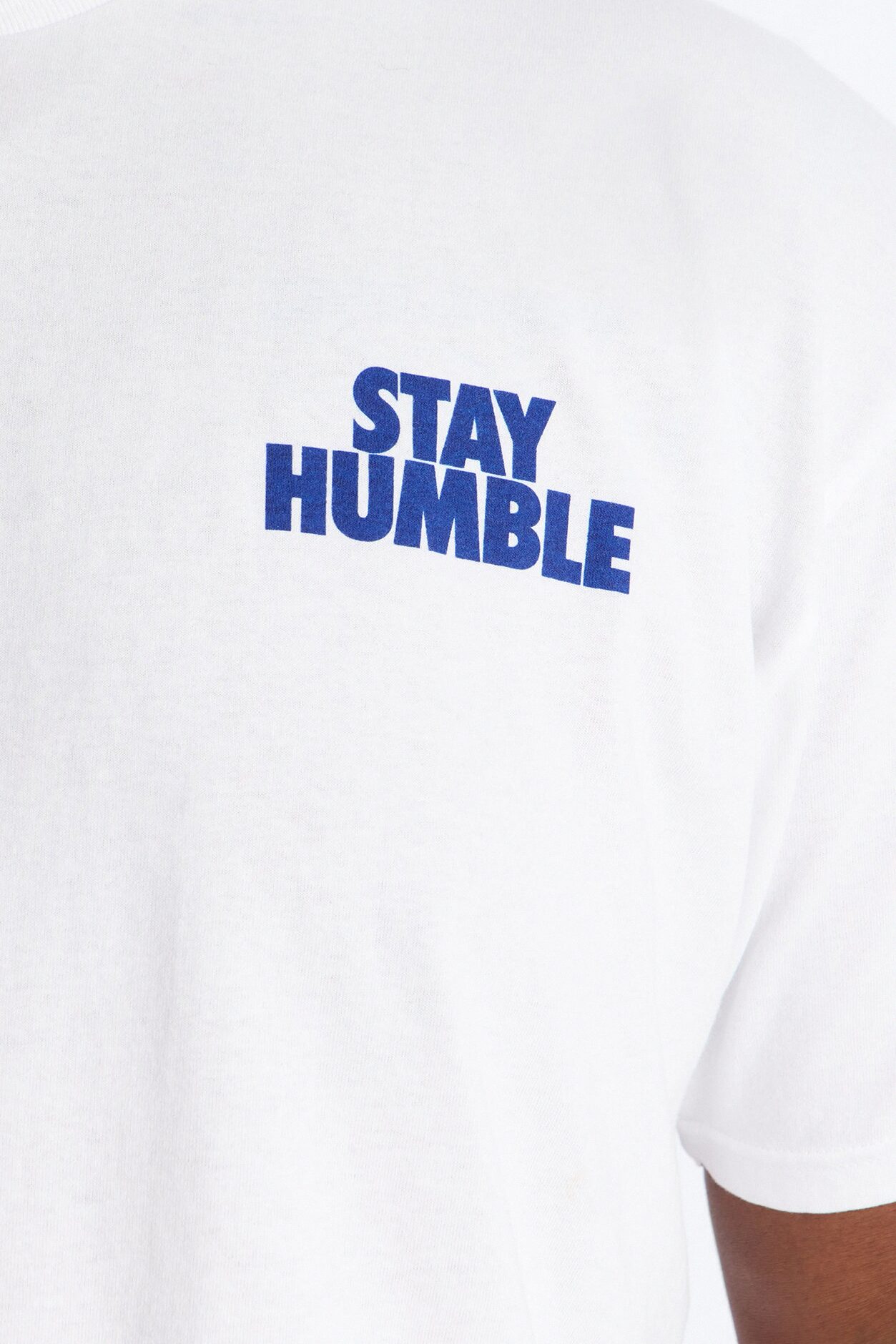 Hustle Hard Oversized Short Sleeve Tee - White