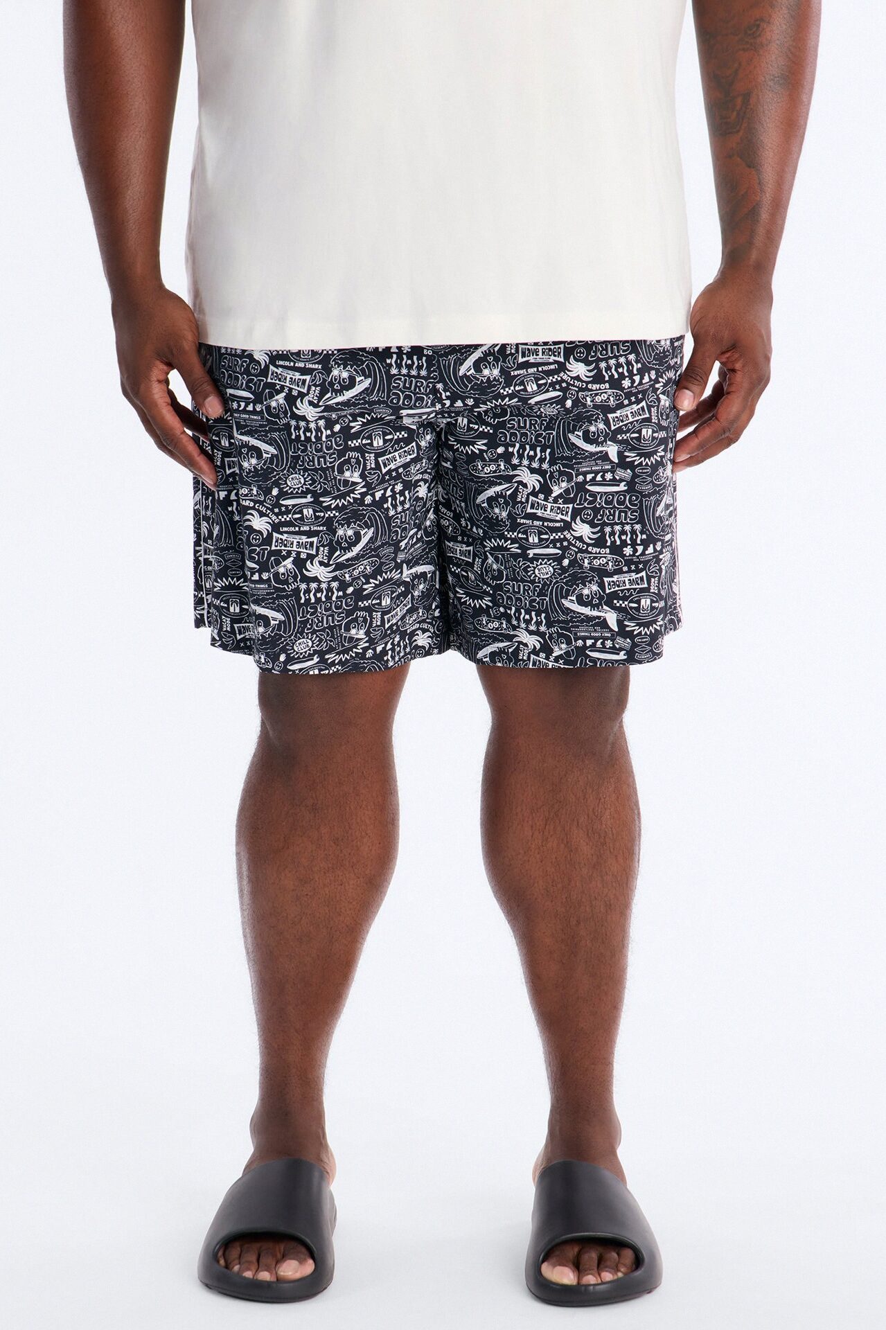 Outlaw Tides Board Short 9″ - Black