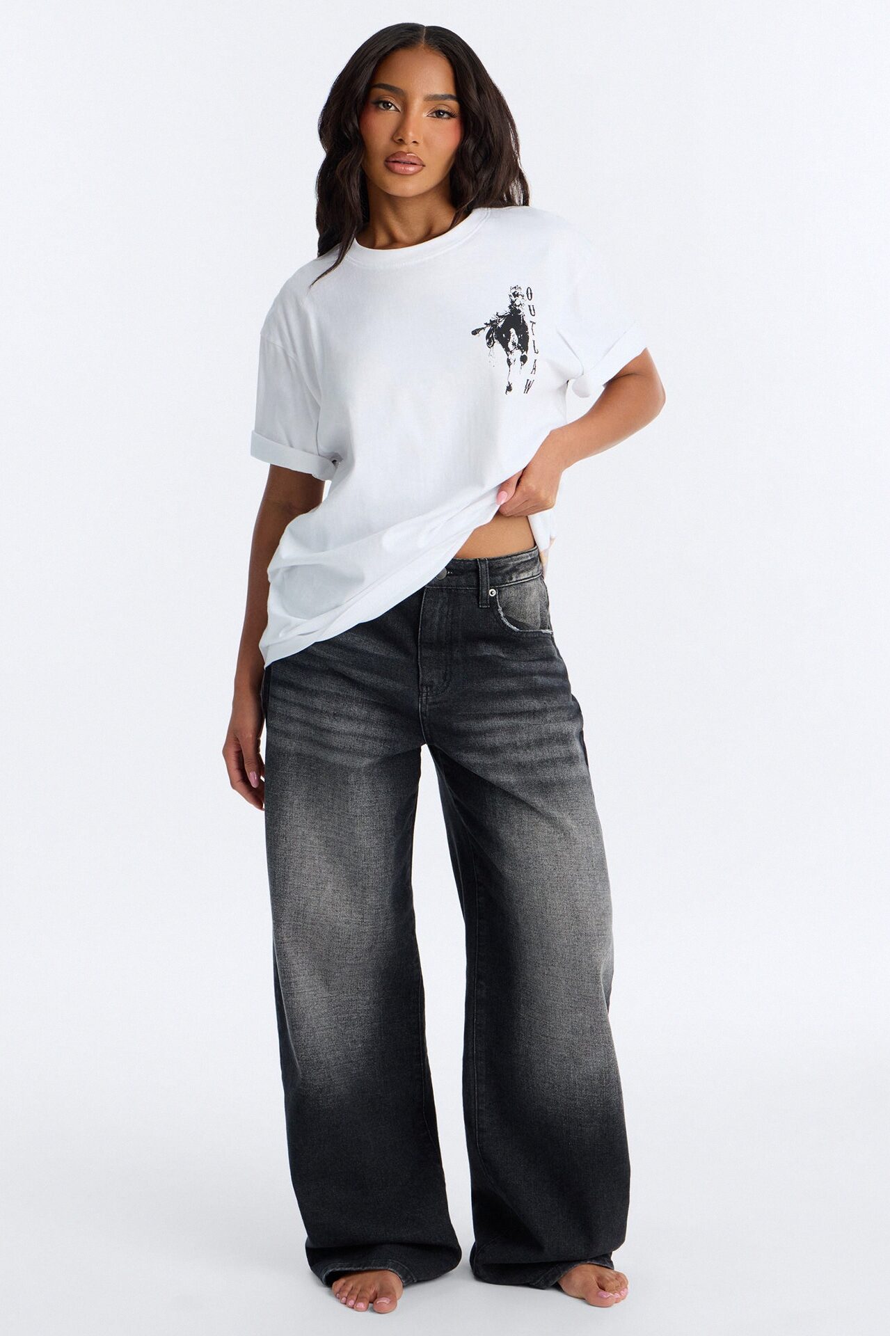 Wild Outlaw Tee - White