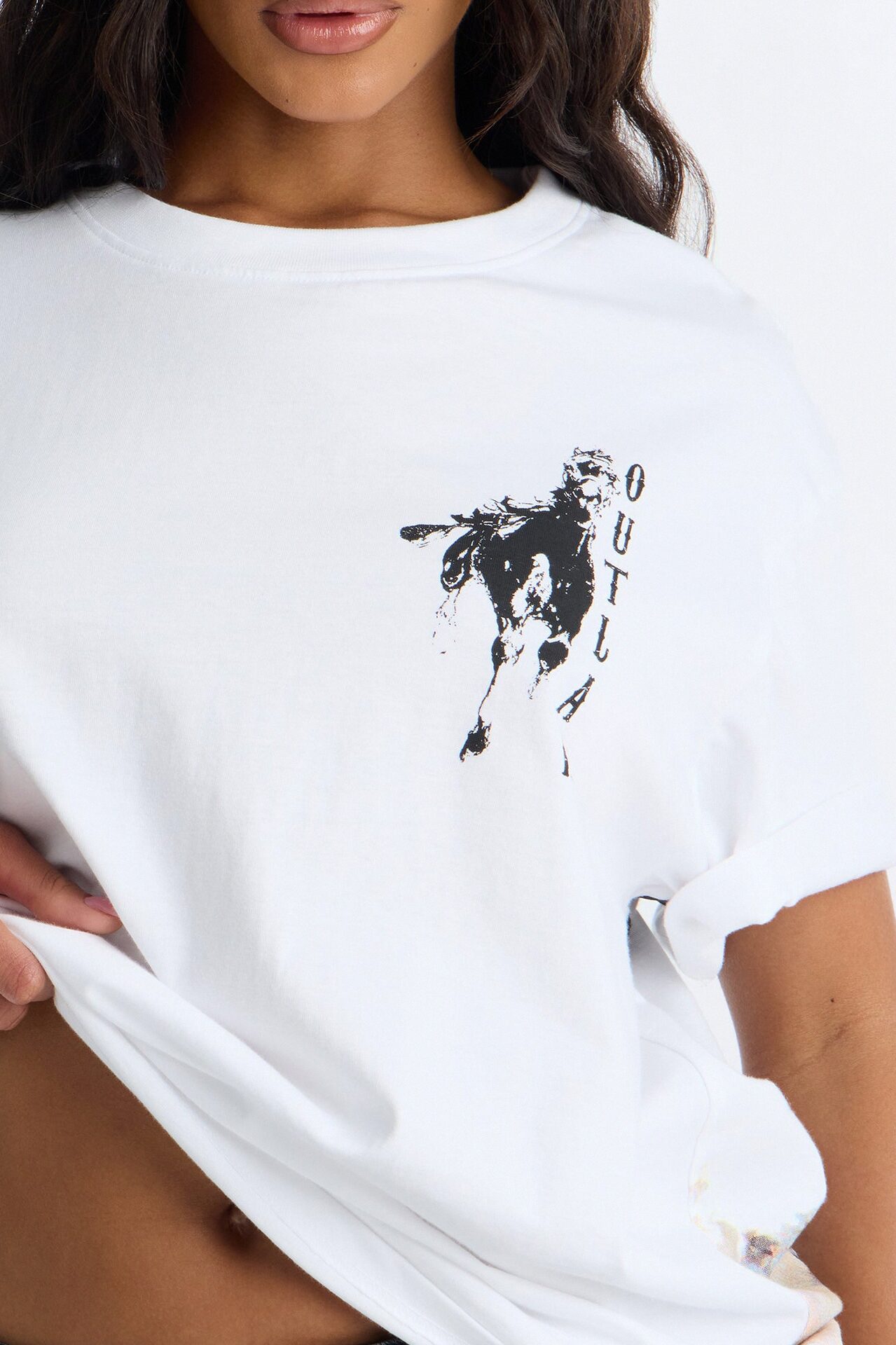 Wild Outlaw Tee - White