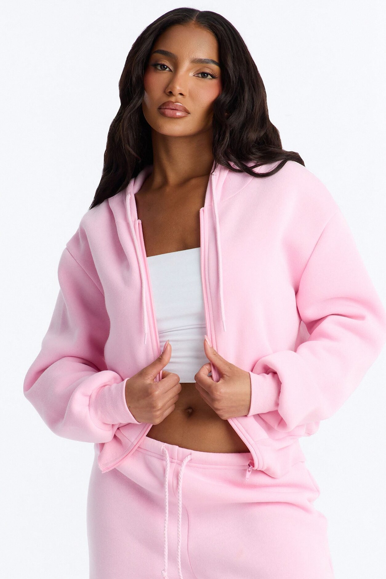 Wifey Era Fleece Pant Set - Pink/combo