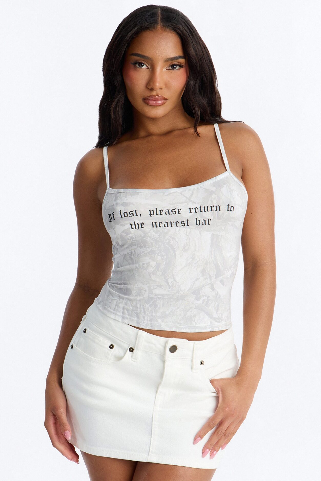 Return To The Nearest Bar Camo Tank Top - Camouflage