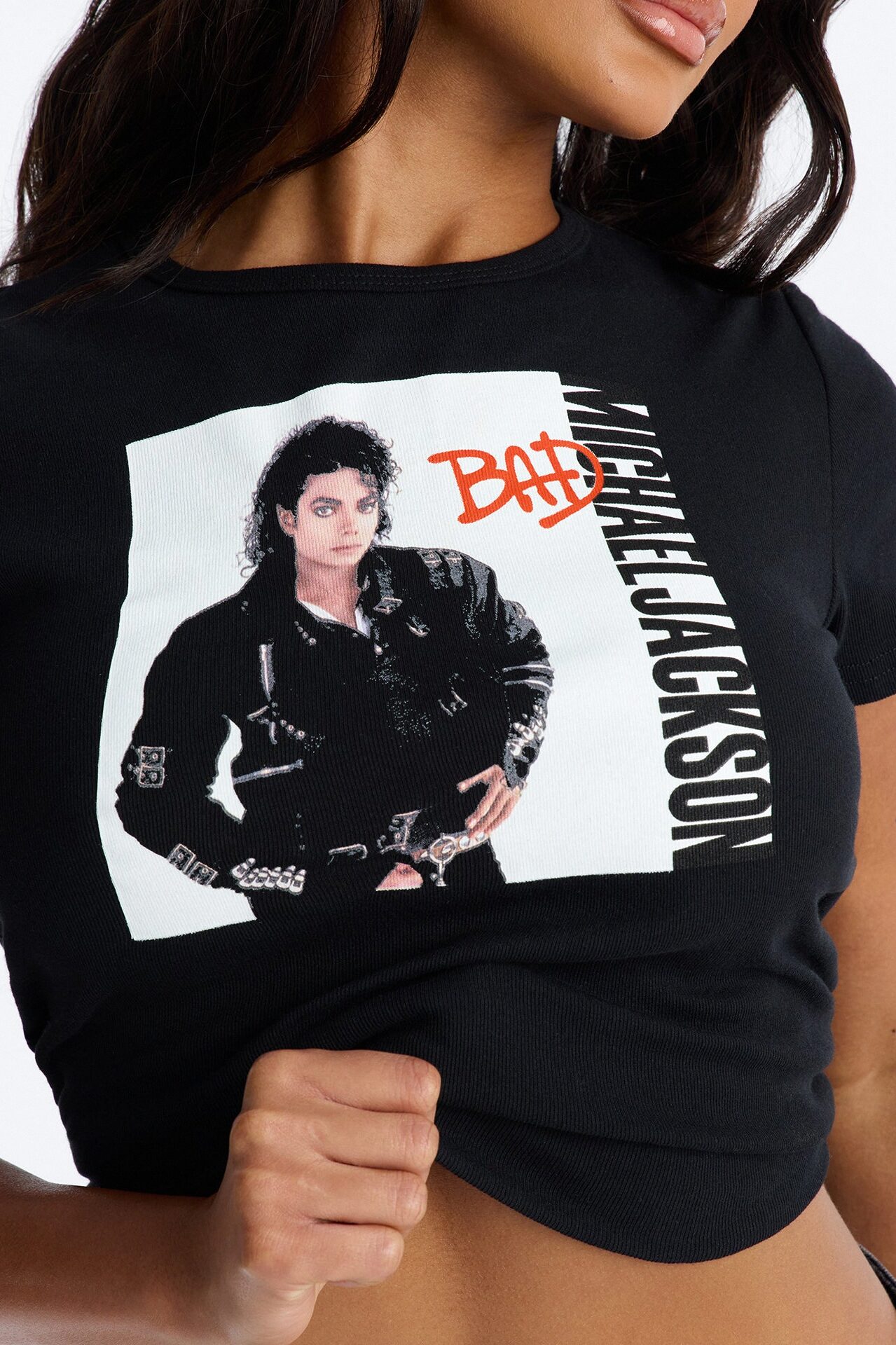 Michael Jackson Bad Baby Tee - Black