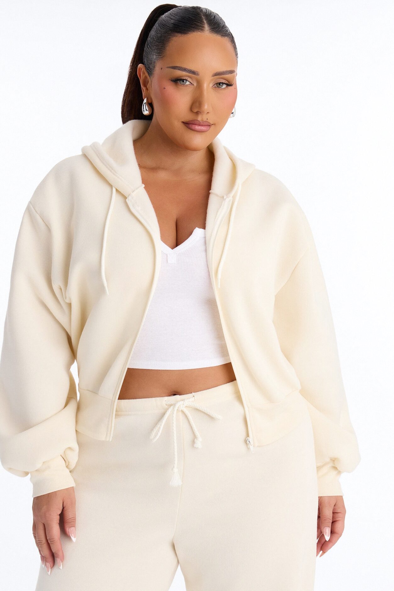 Bride To Be Fleece Pant Set - White/Pink