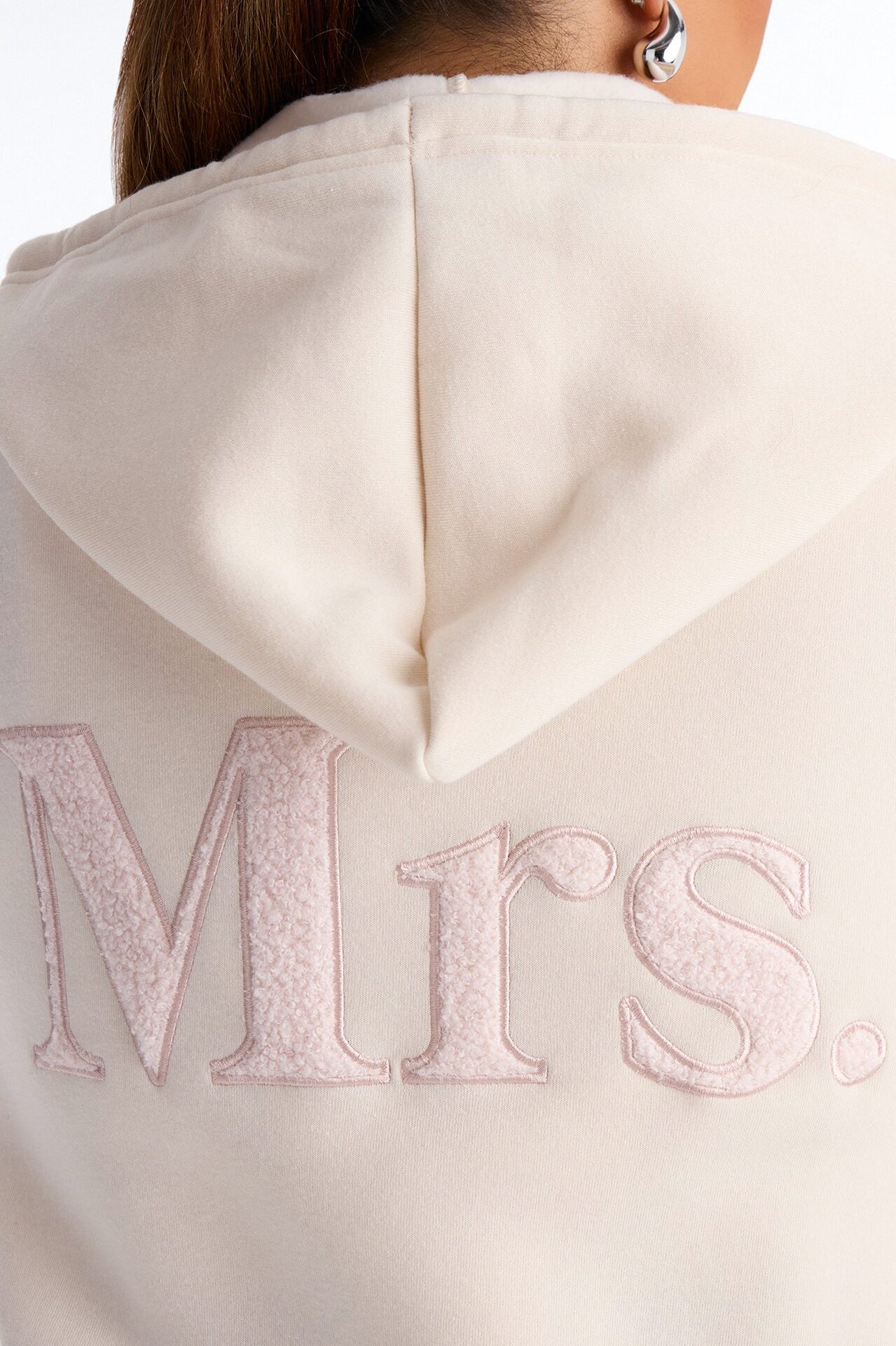 Soon To Be Mrs Fleece Pant Set - Cream