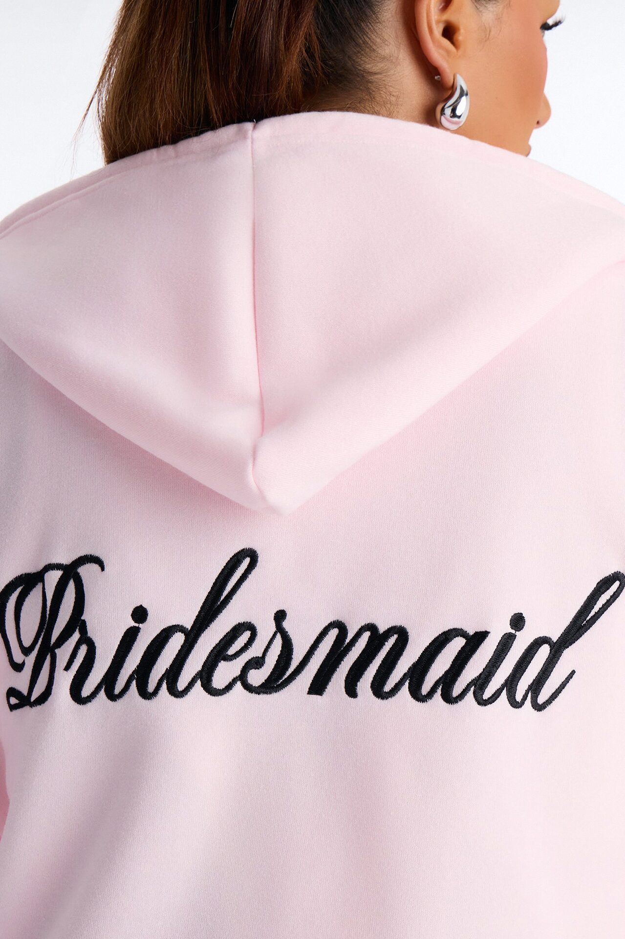 Bridesmaids Only Fleece Short Set - Light Pink