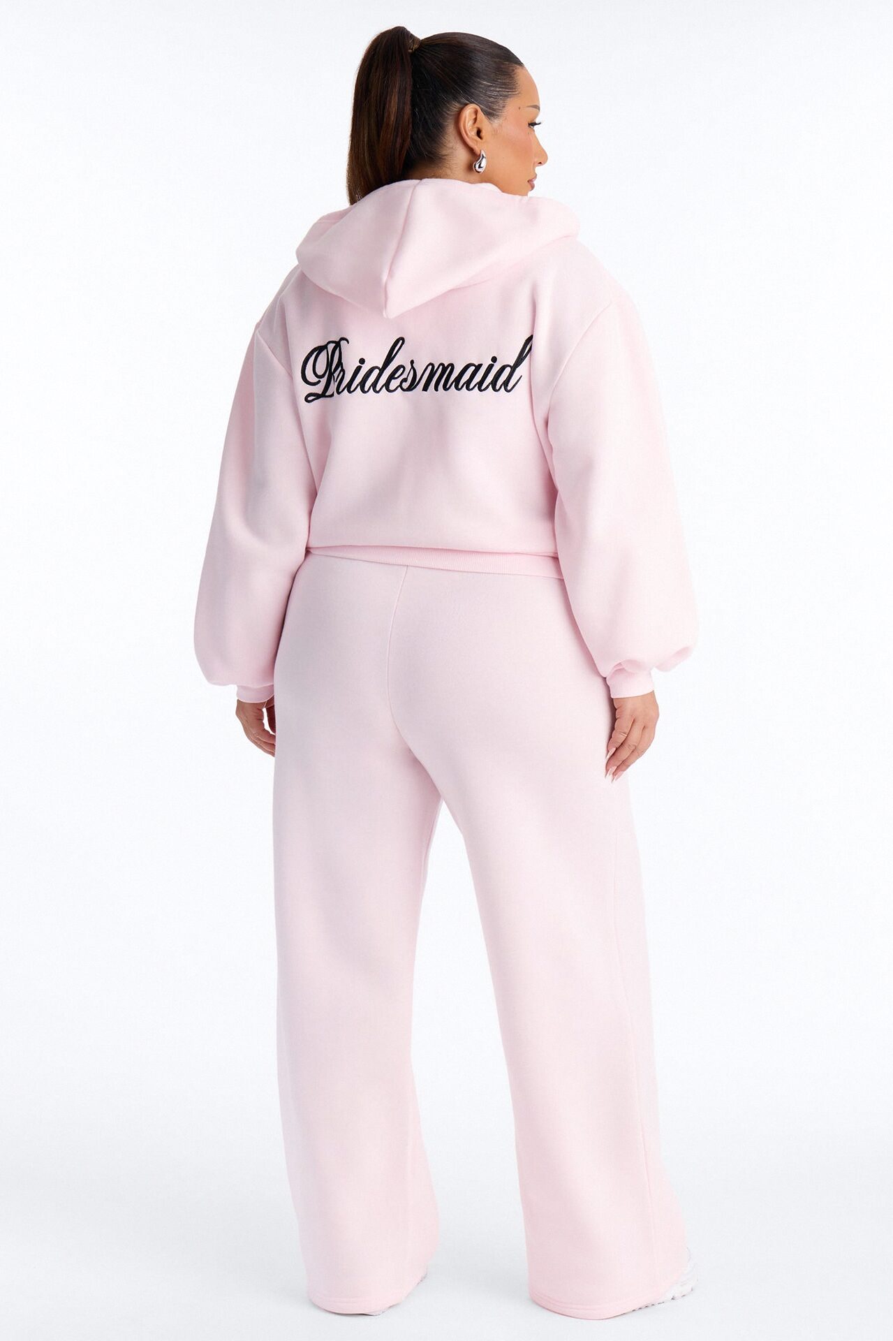 Bridesmaids Only Fleece Pant Set - Light Pink