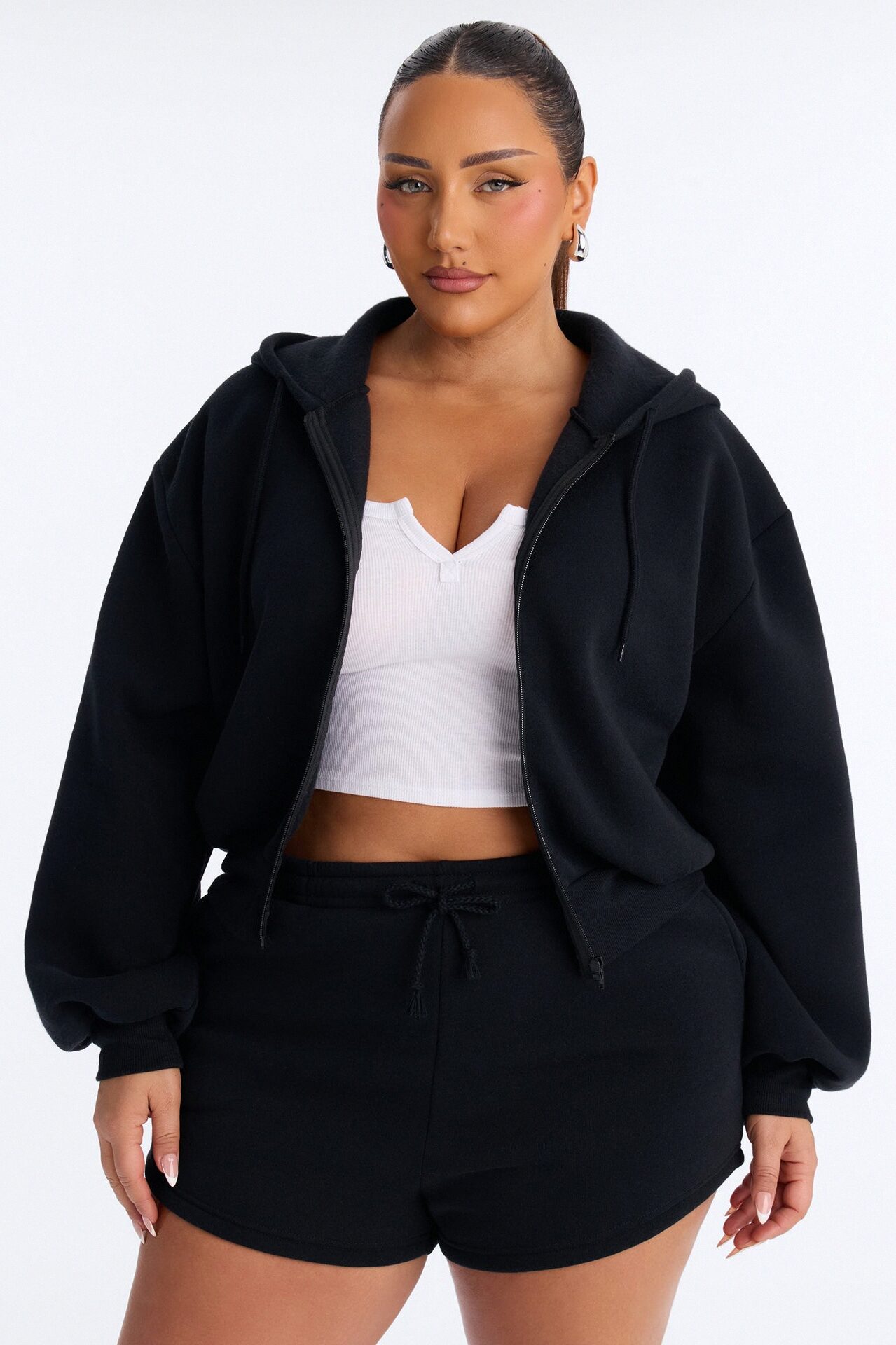Bride To Be Fleece Short Set - Black/Pink