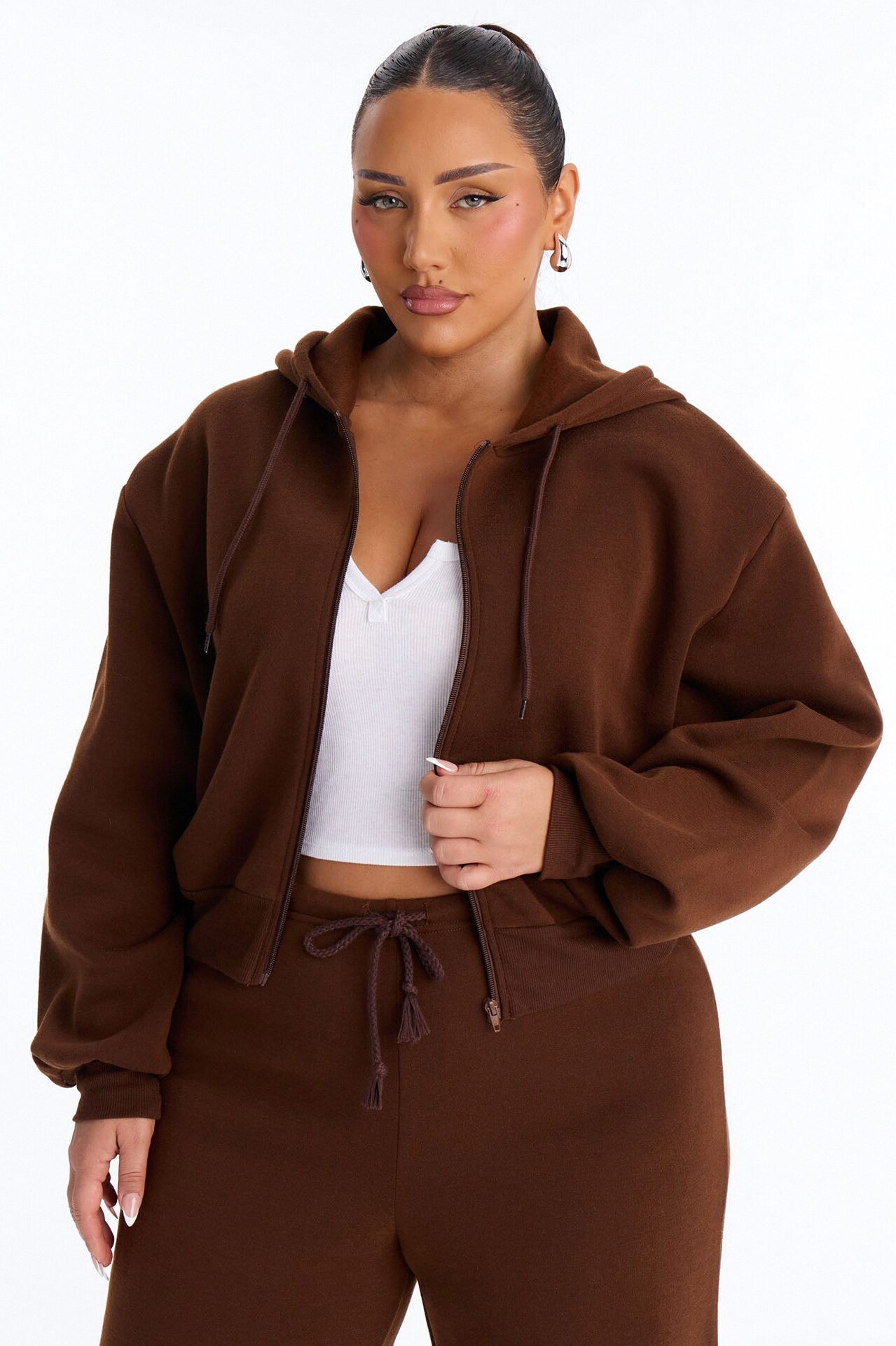 Bride To Be Fleece Pant Set - Brown/combo