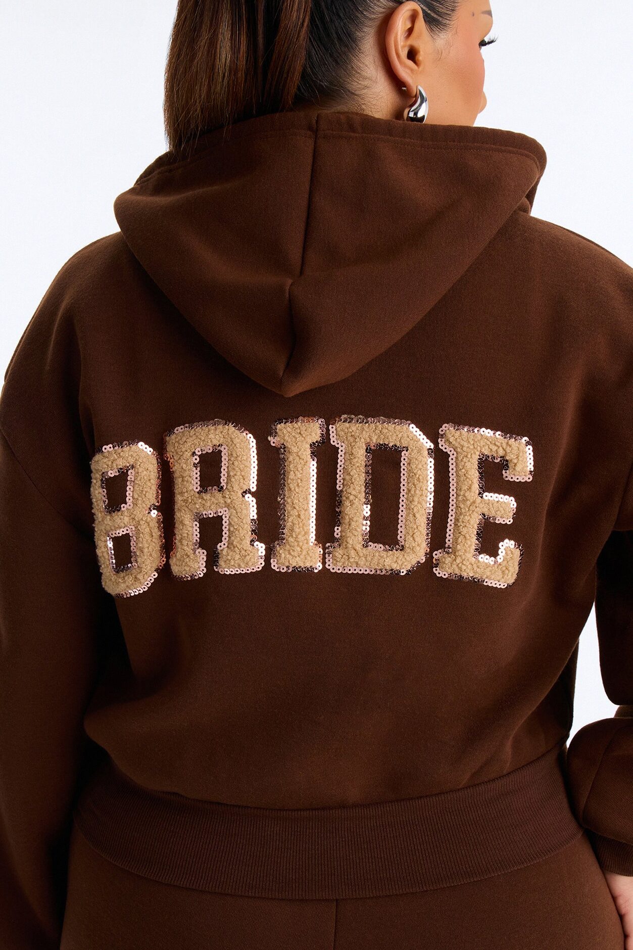 Bride To Be Fleece Pant Set - Brown/combo