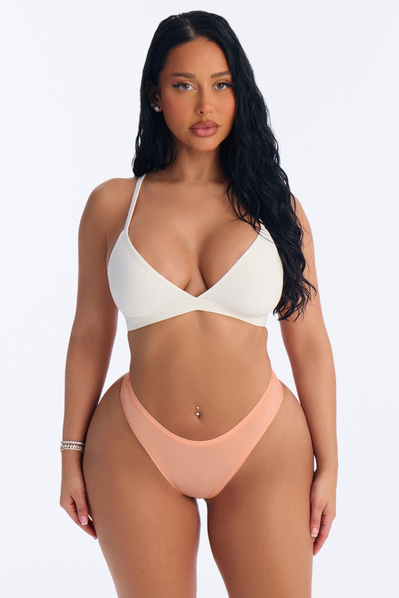 Fits Everybody Thong Panty - Coral