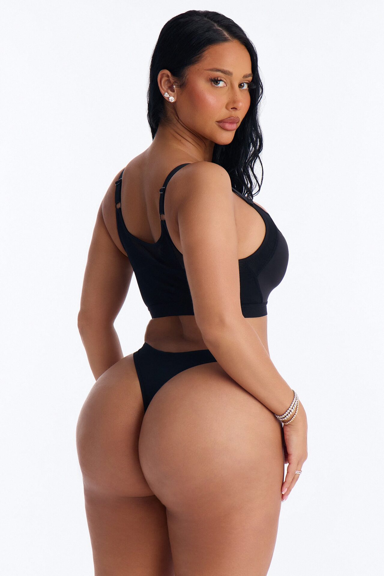 Wireless Front Closure Bra - Black