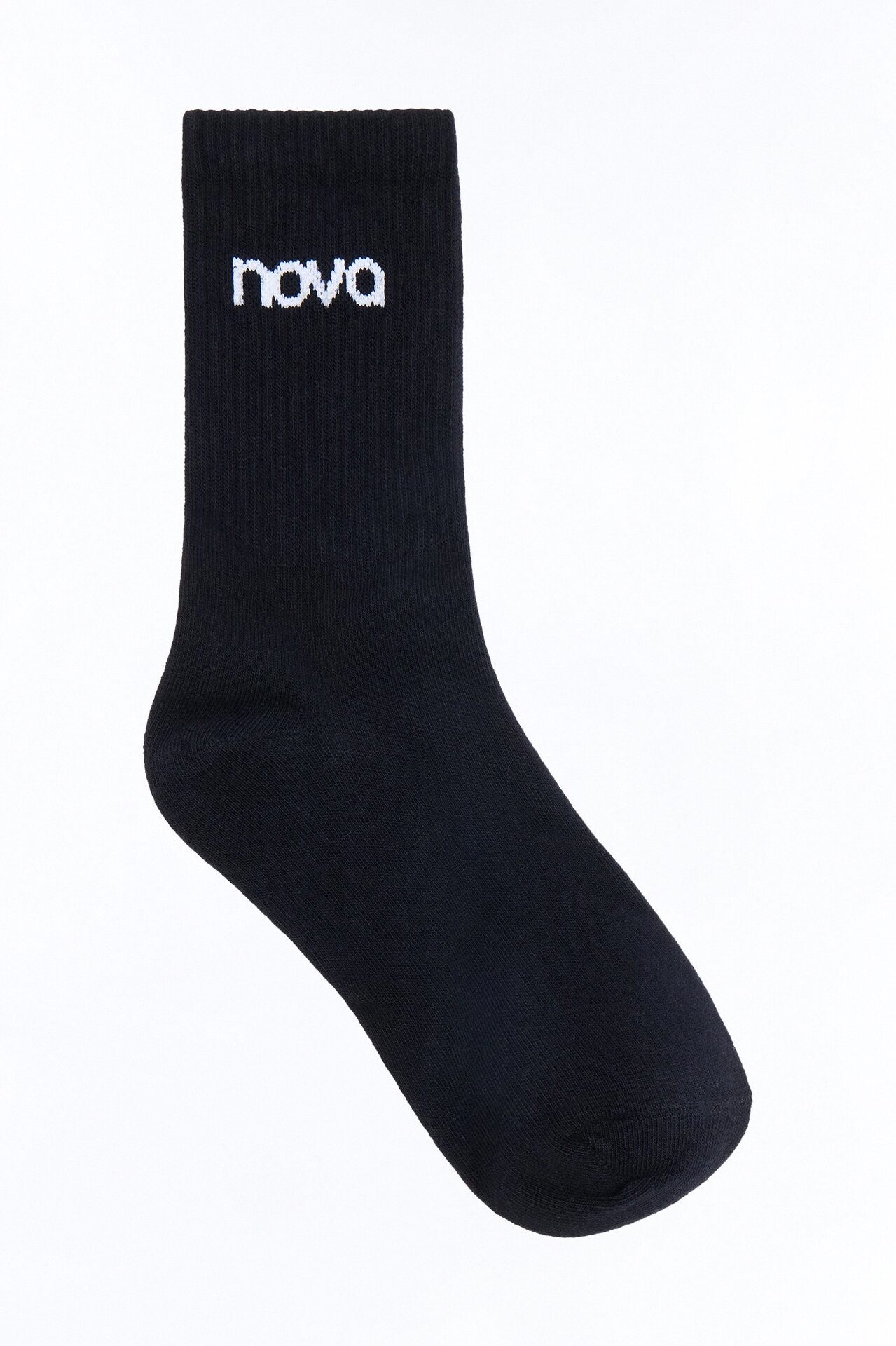 Nova Women's 2 Pack Gym Socks - Black/White