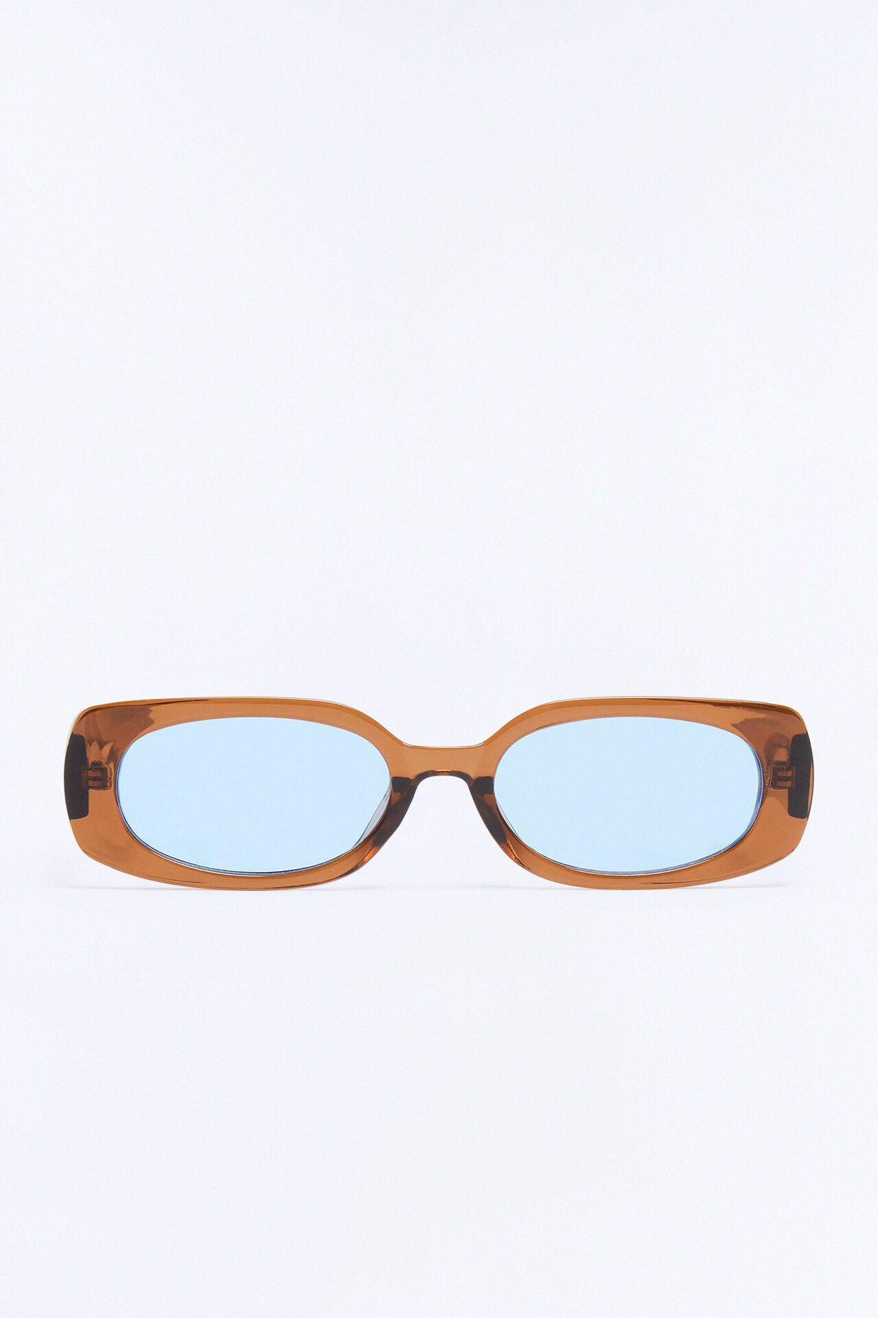 Lost My Mind Circular Sunglasses - Brown