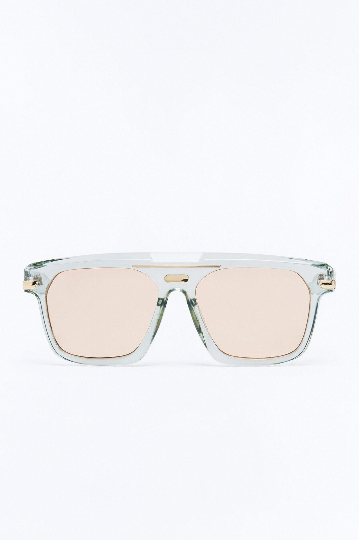 Stuck In Limbo Flat Top Sunglasses - Grey/combo
