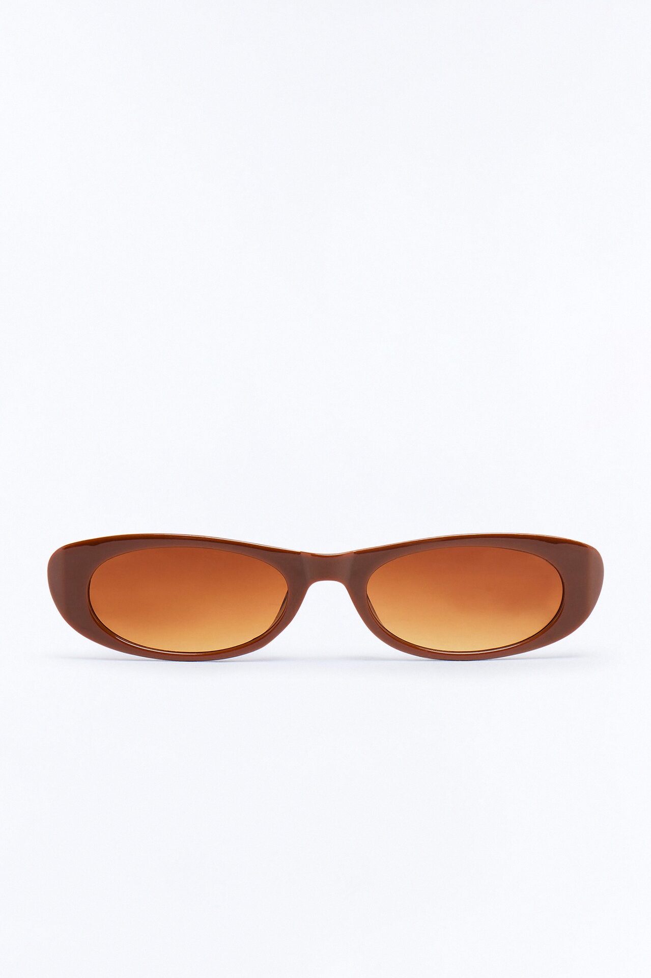 Huda Cat Eye Sunglasses - Brown