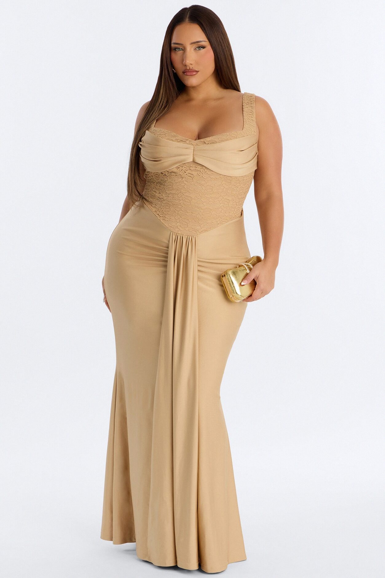 Chateau Hour Gown - Nude