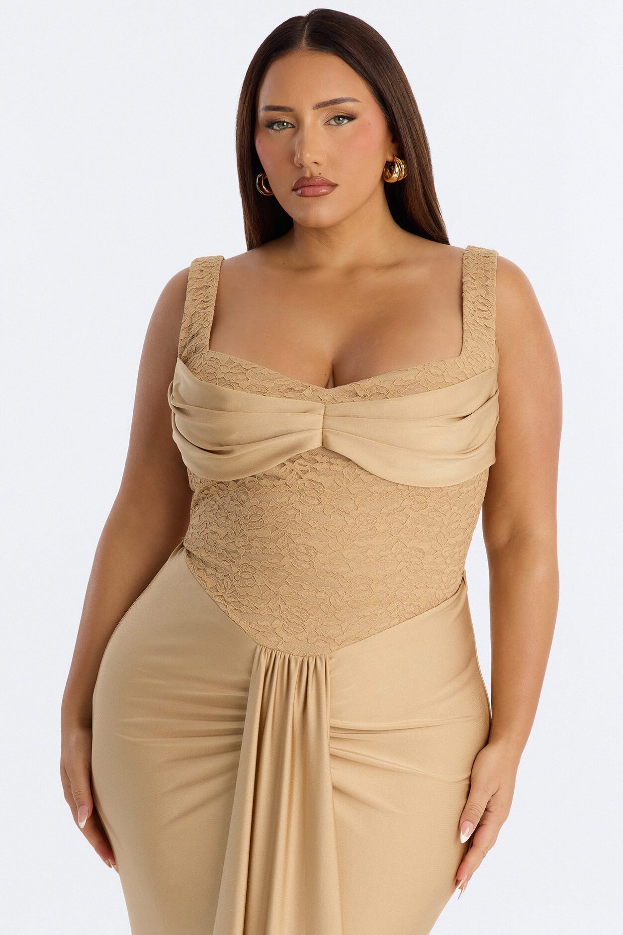 Chateau Hour Gown - Nude
