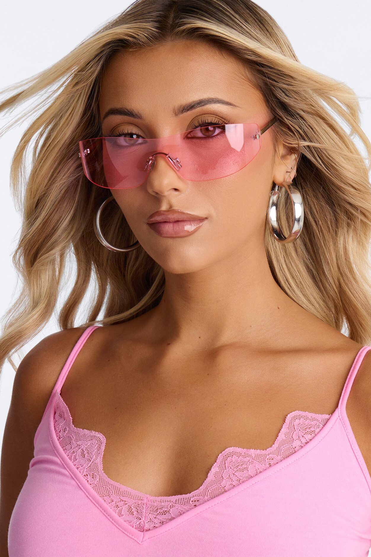 Dance In The Moment Sunglasses - Pink