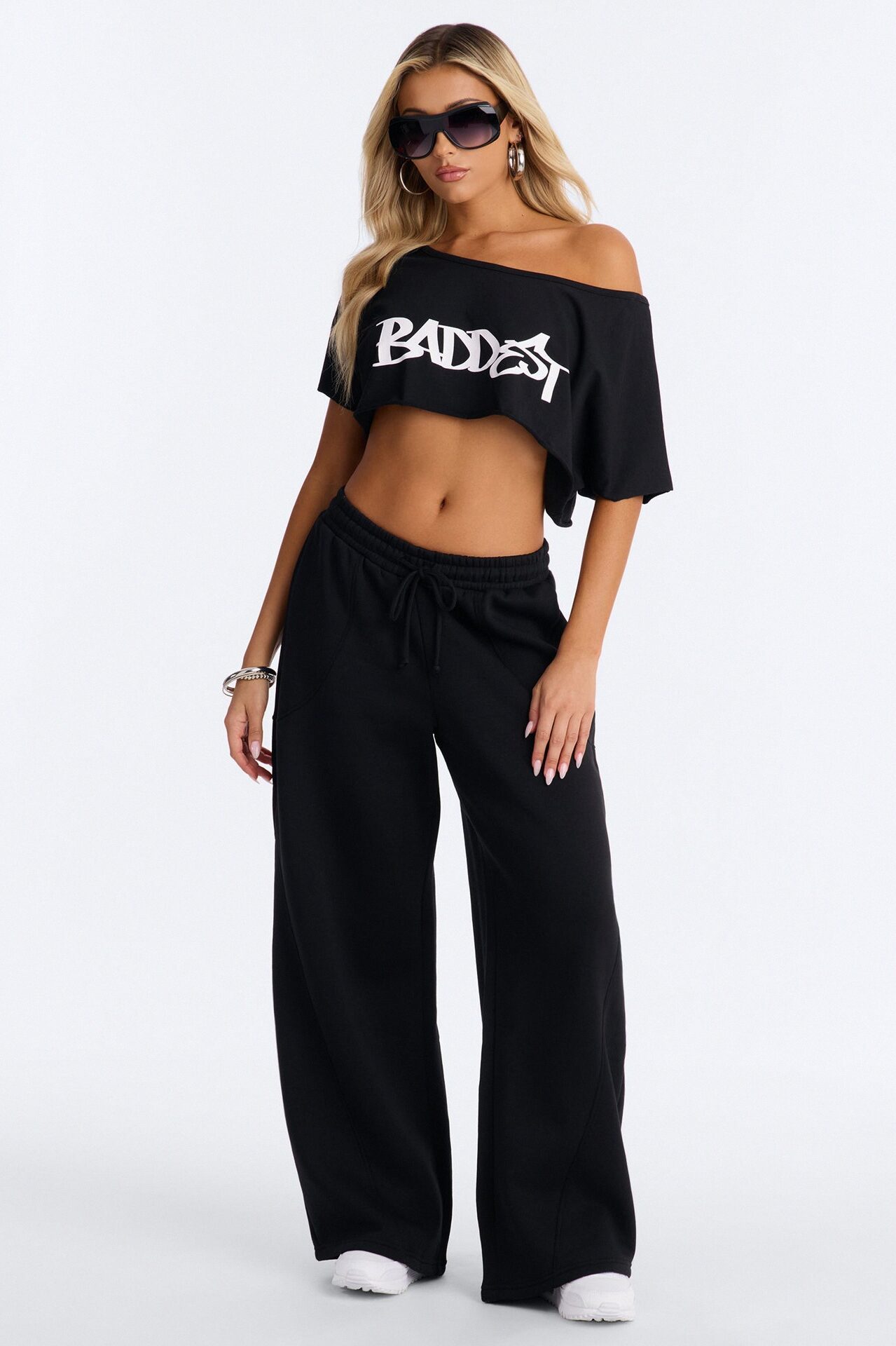 The Baddest Sweatpant Set - Black