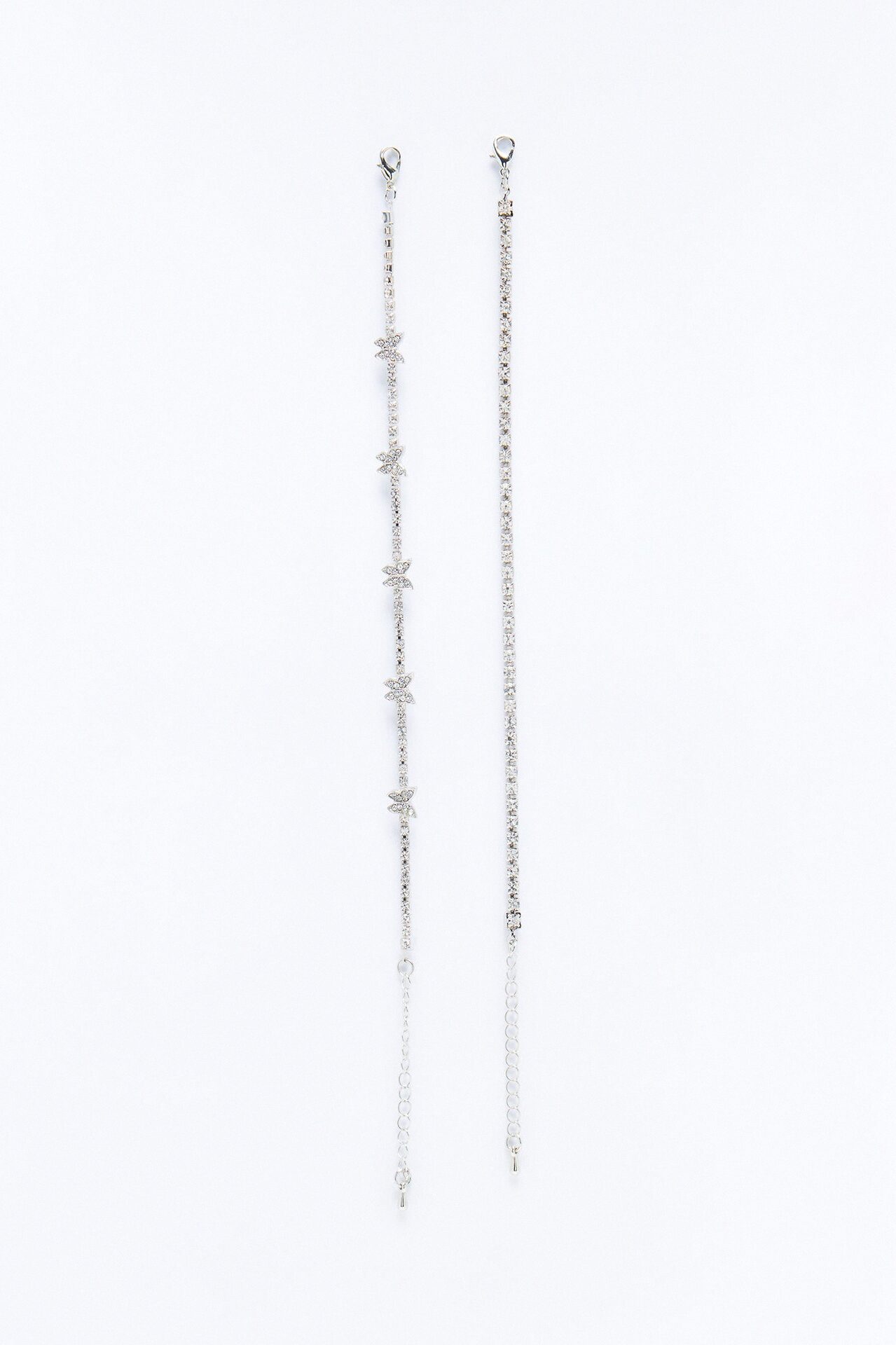 Radiant Butterfly Anklet - Silver