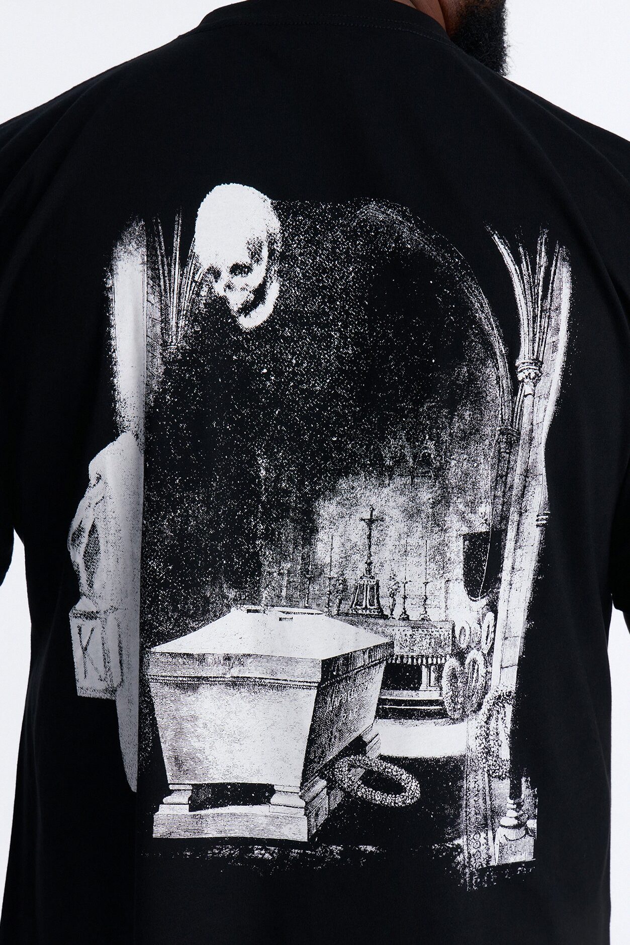 Looming Death Oversized Short Sleeve Tee - Black
