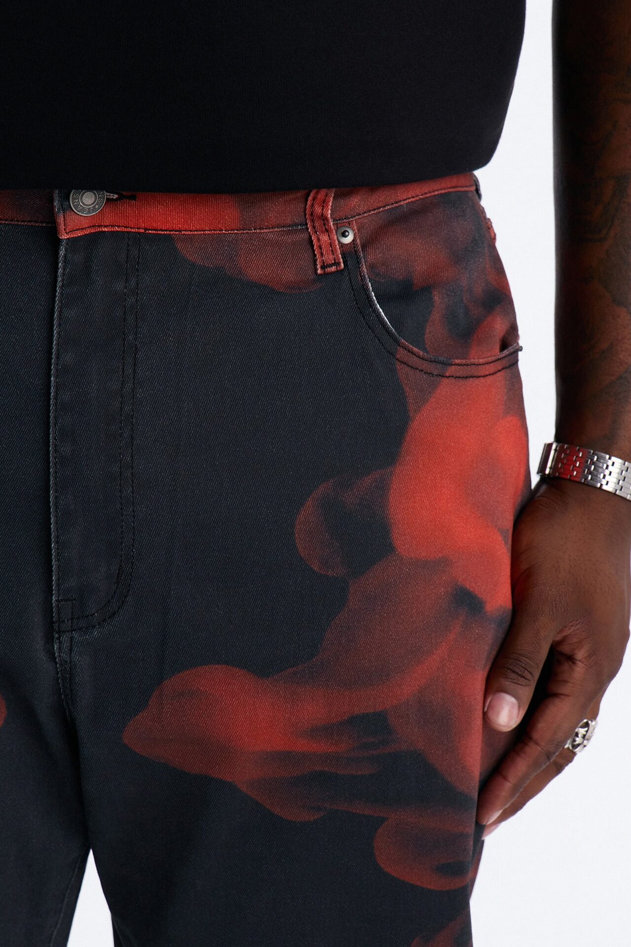 Straight Lava Jean - Red