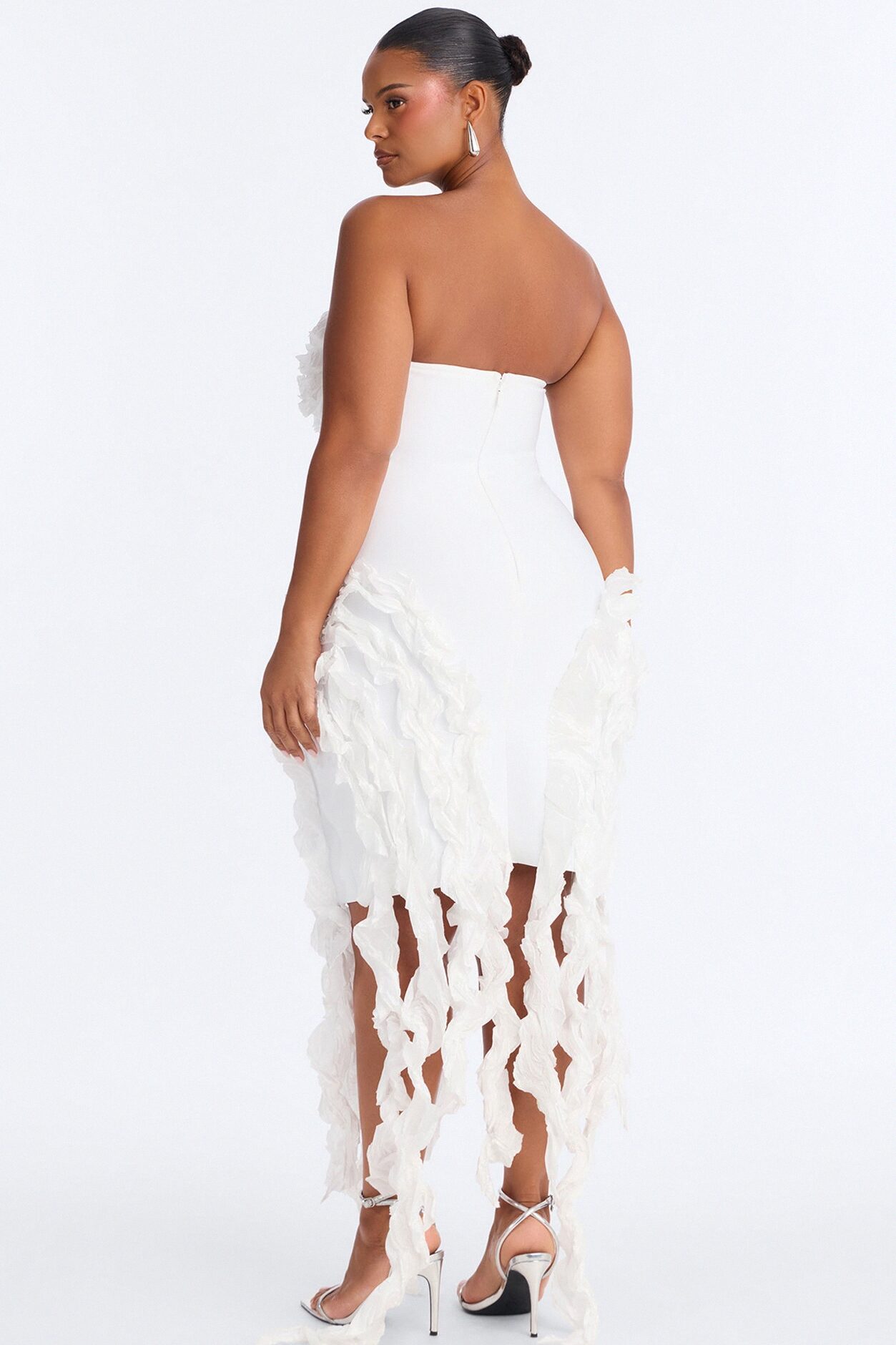 Leila Bandage Mini Dress - White