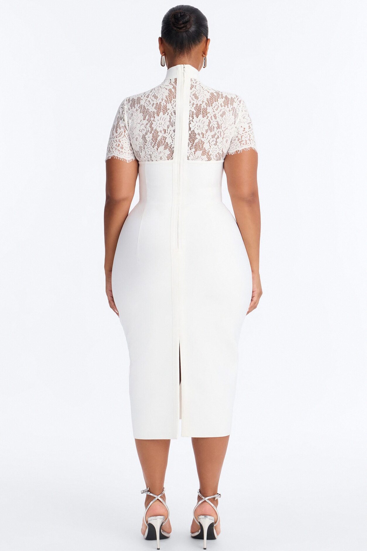 Limitless Potential Bandage Midi Dress - White