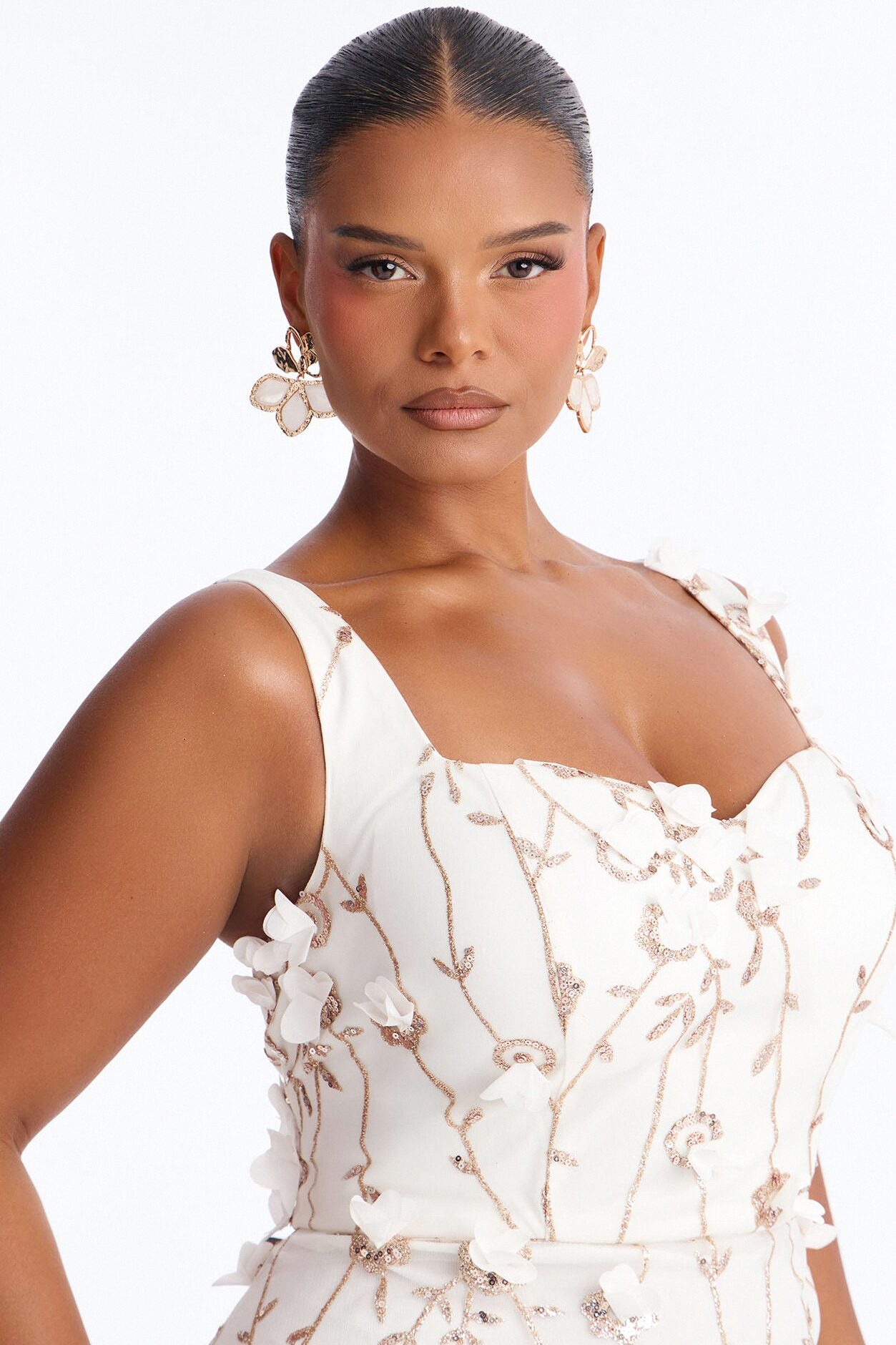 Delaney Tulle Gown - Ivory