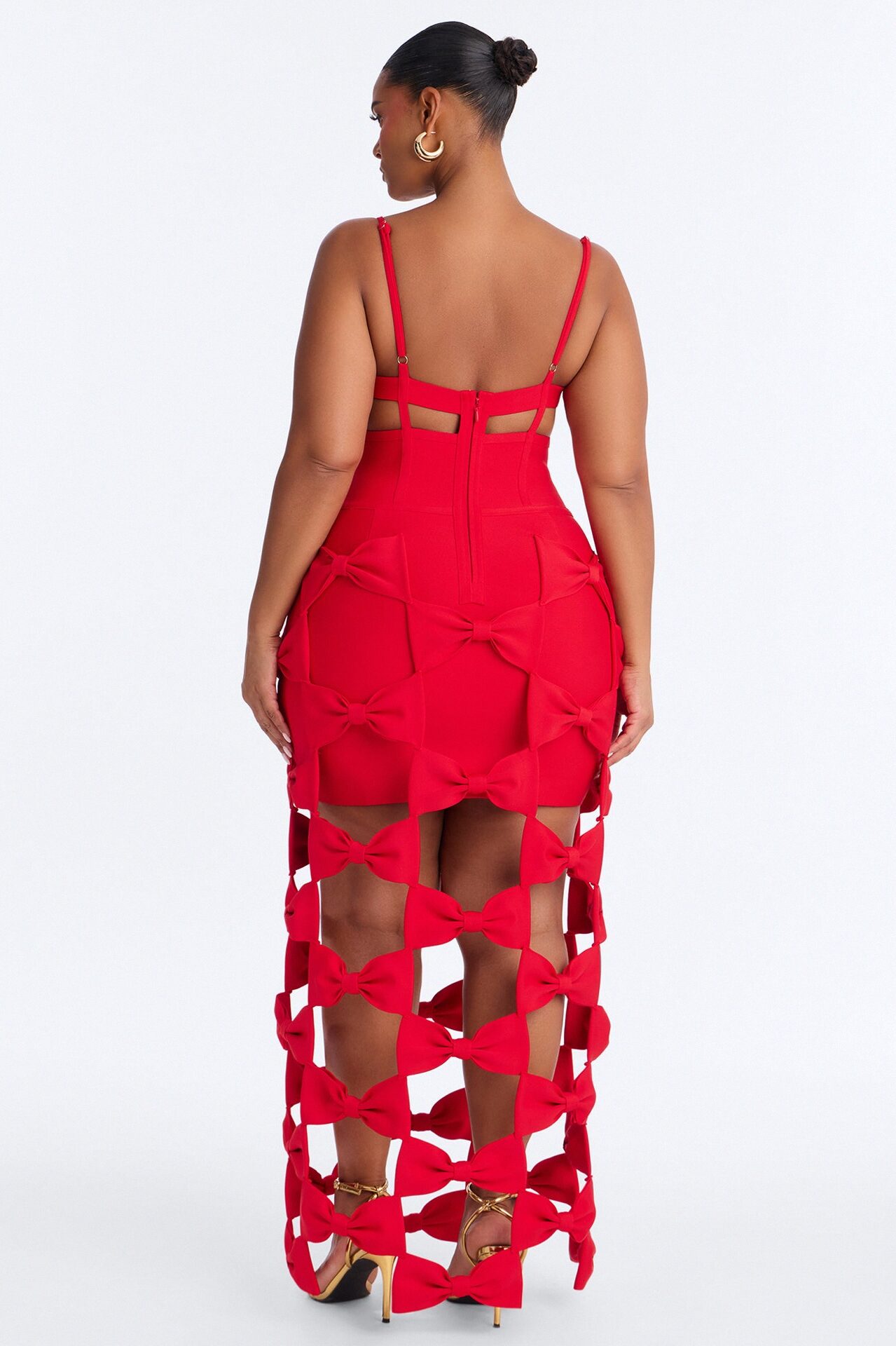 I'm The Prize Bandage Gown - Red