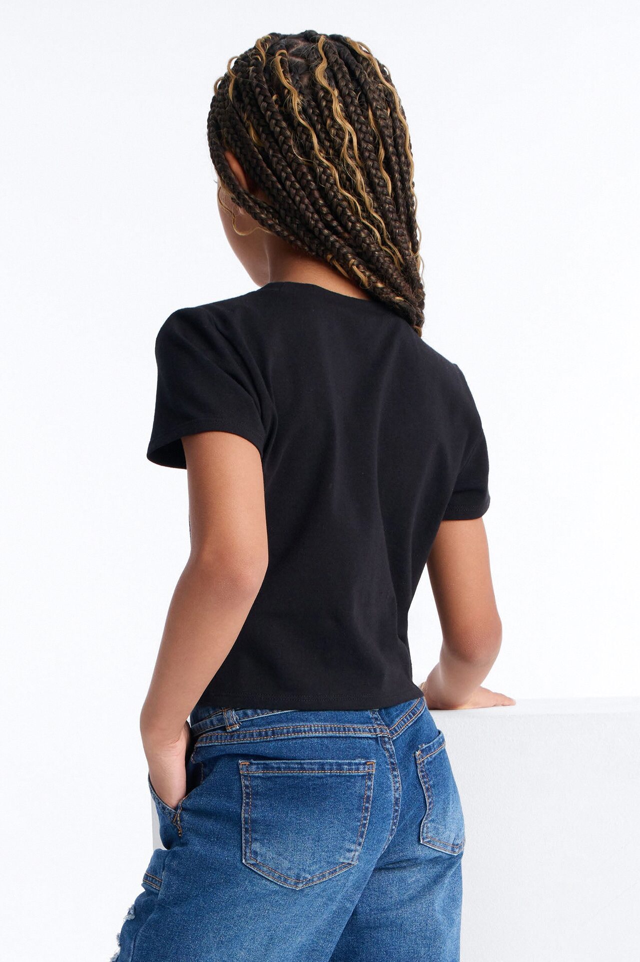 Mini I'm Not For Everyone Fitted Tee - Black