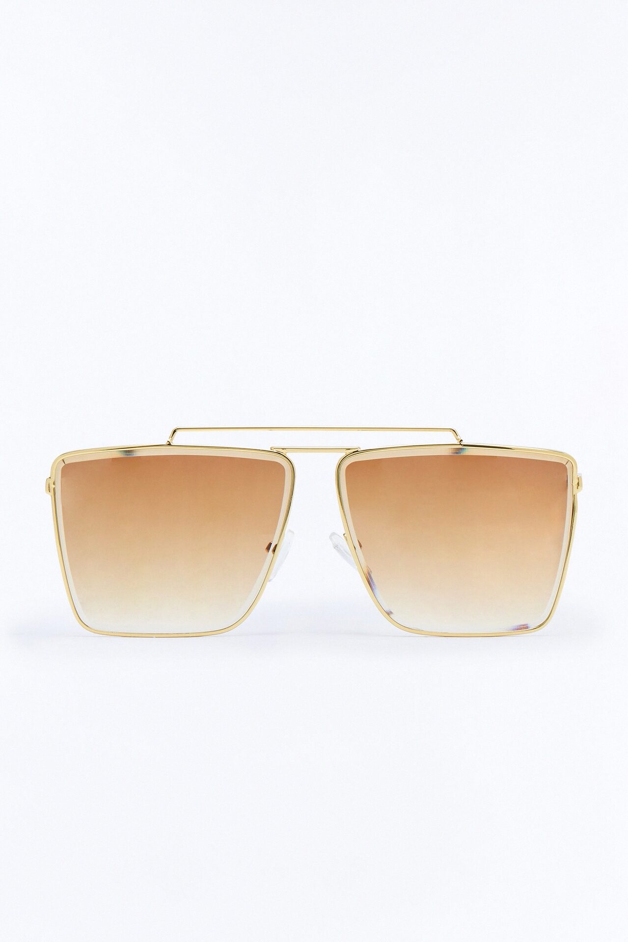 Taking My Chances Sunglasses - Gold/Brown