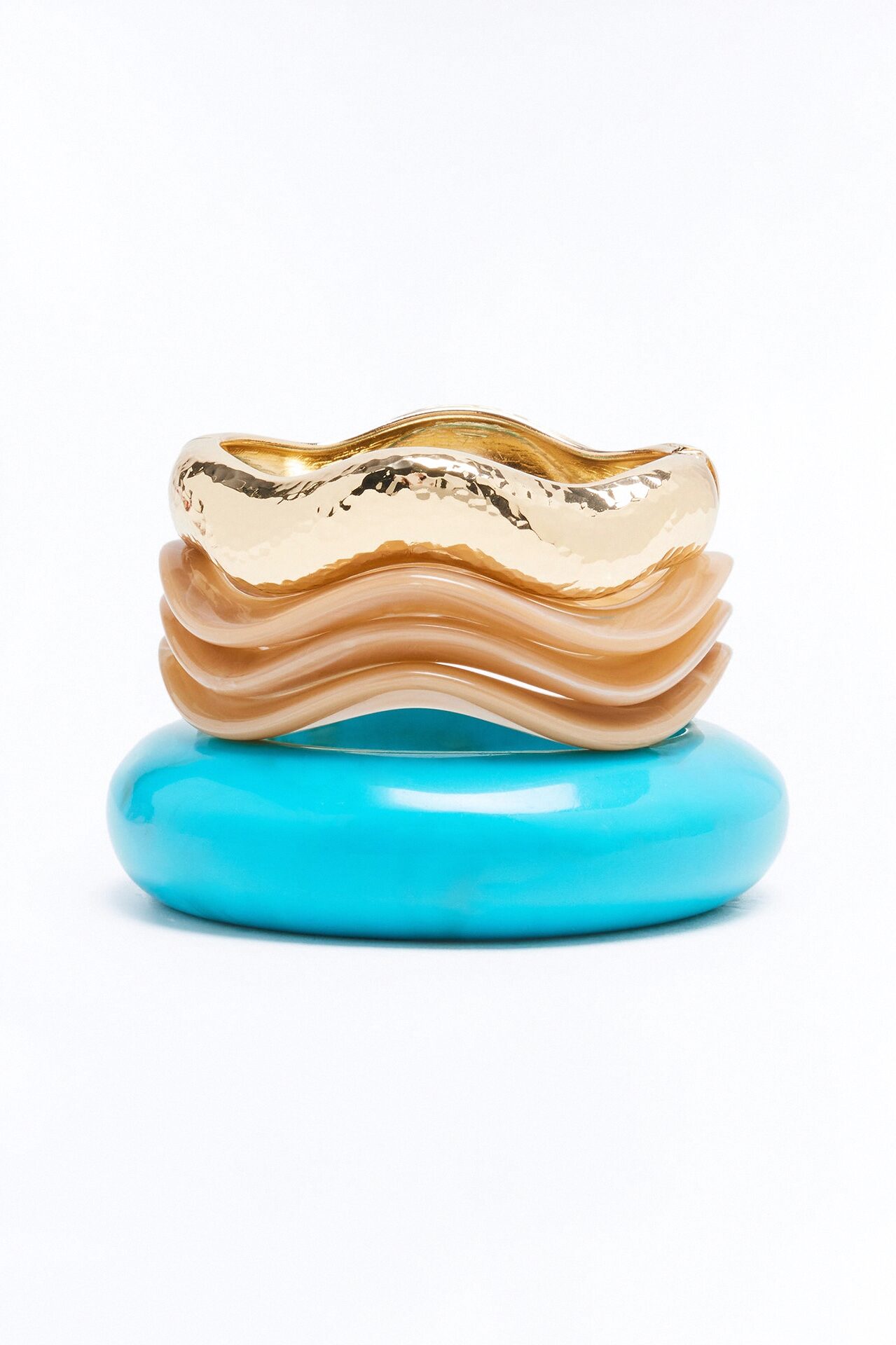 Mahalo Moments 5 Piece Bracelet Set - Turquoise/combo