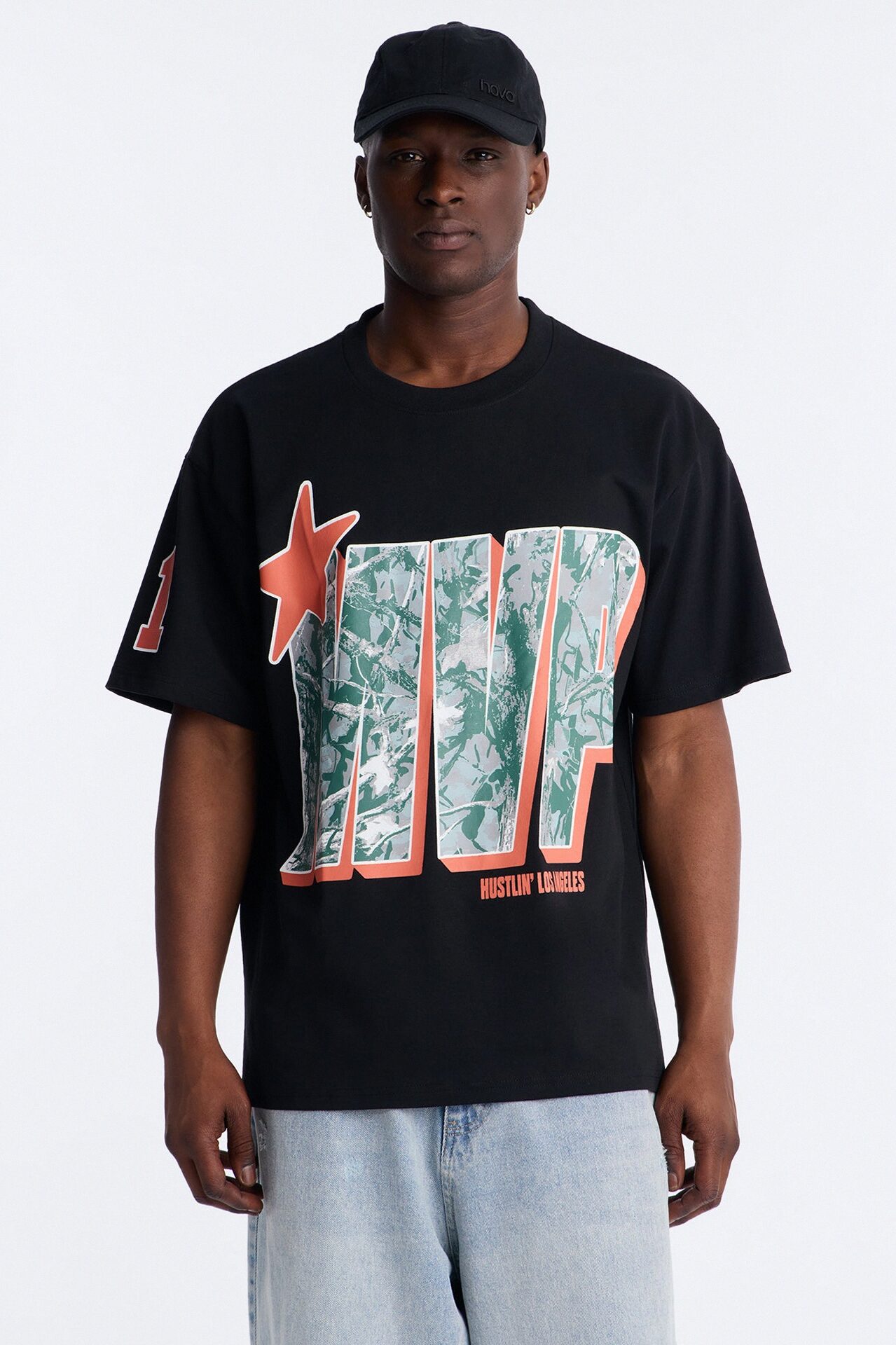 Money Vice President Oversized Short Sleeve Tee - Black