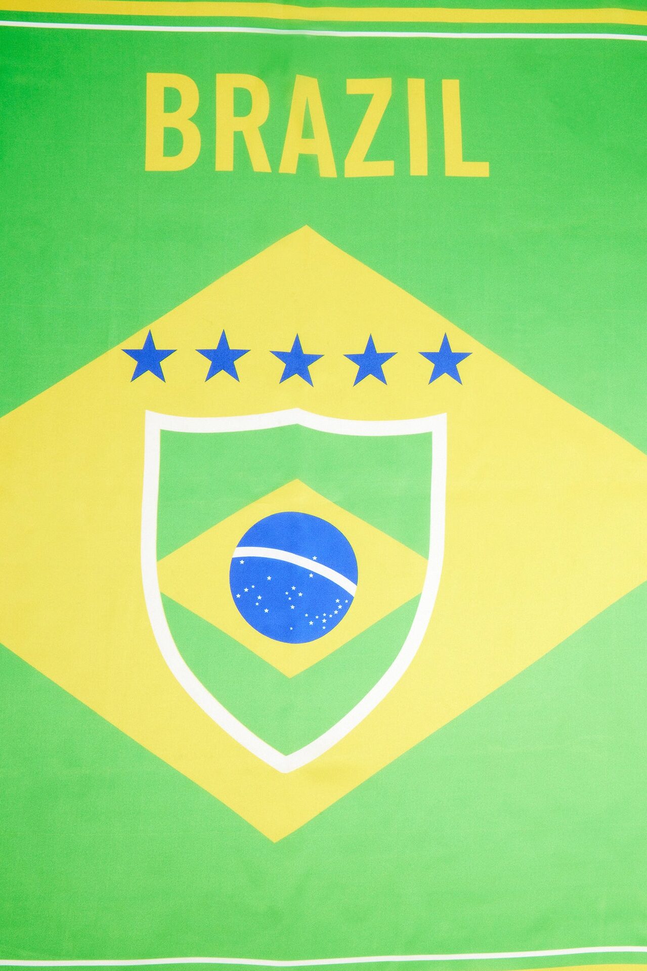 Love Brazil Team Head Scarf - Green/combo