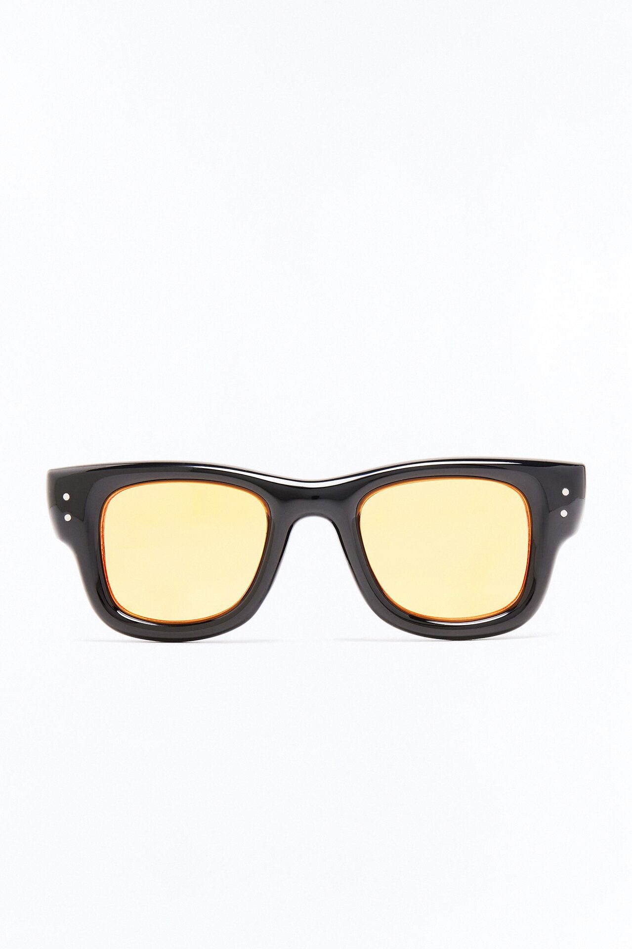 So Care Free Sunglasses - Black/Orange