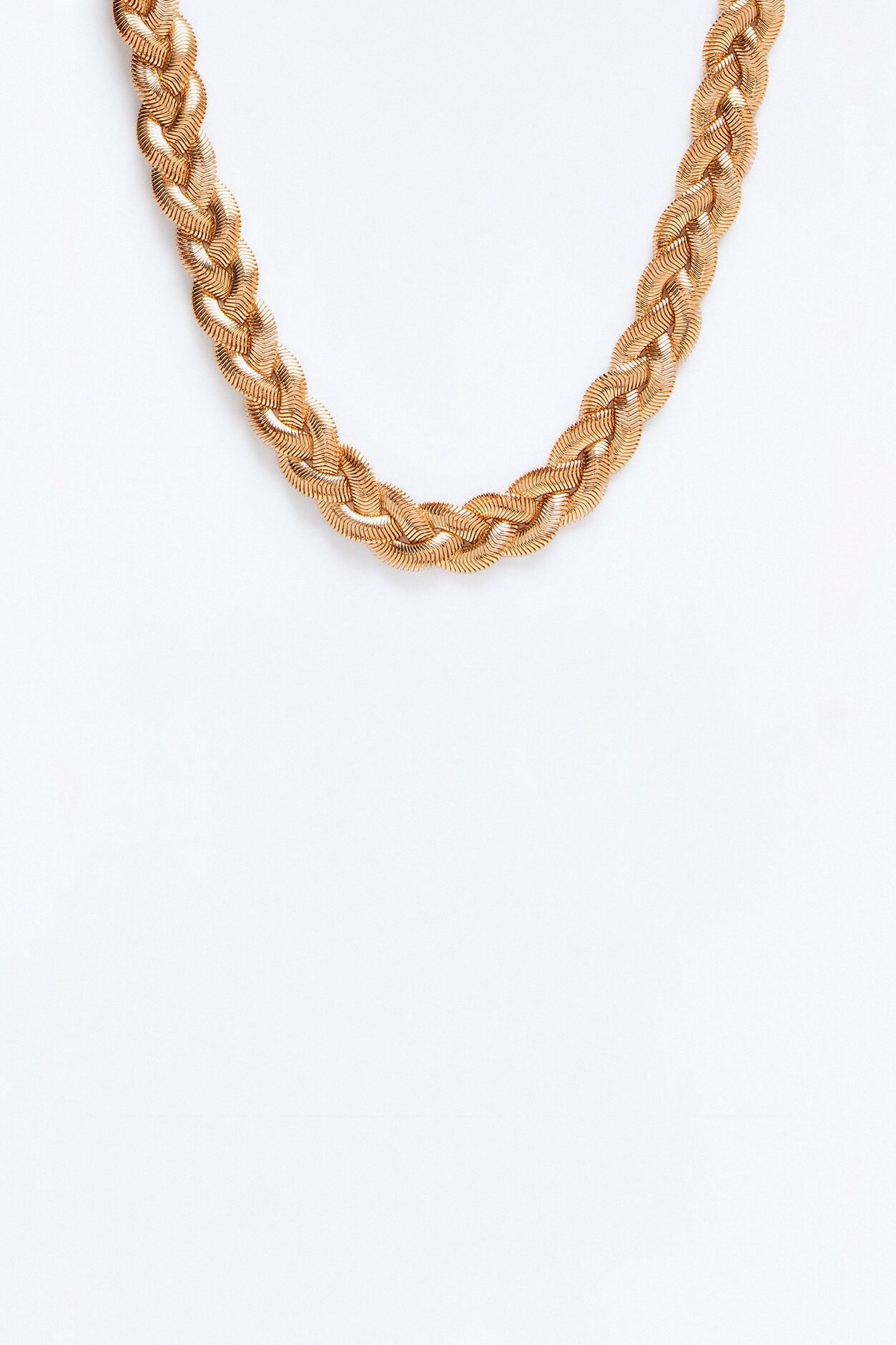 Braided With Love Necklace - Gold