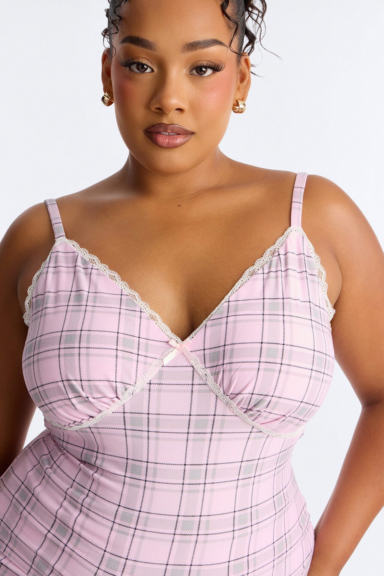 Nighttime Secrets Cami PJ Short Set - Pink/combo