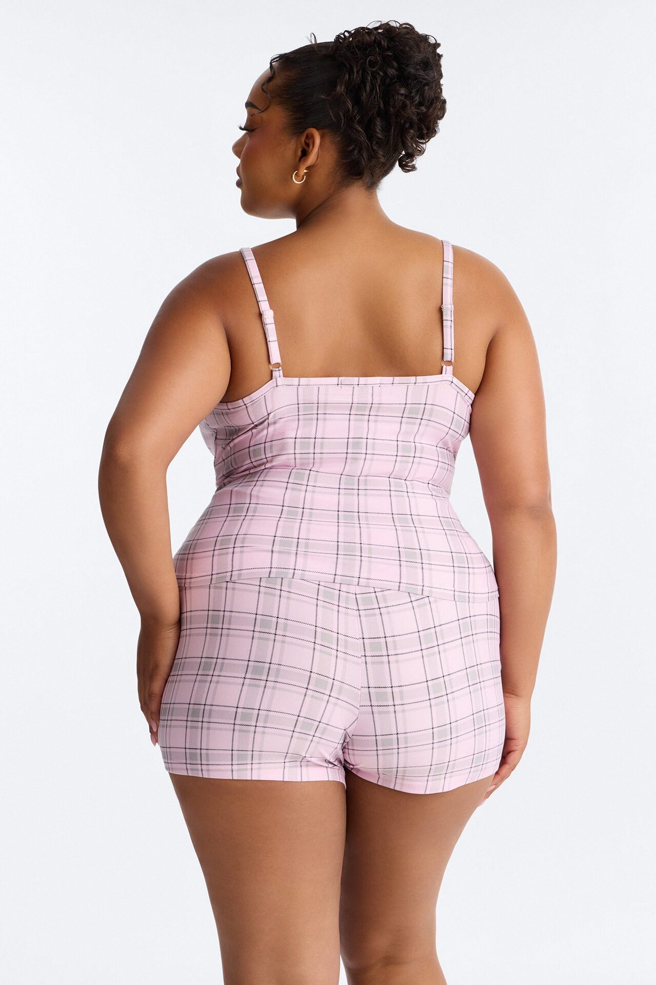 Nighttime Secrets Cami PJ Short Set - Pink/combo