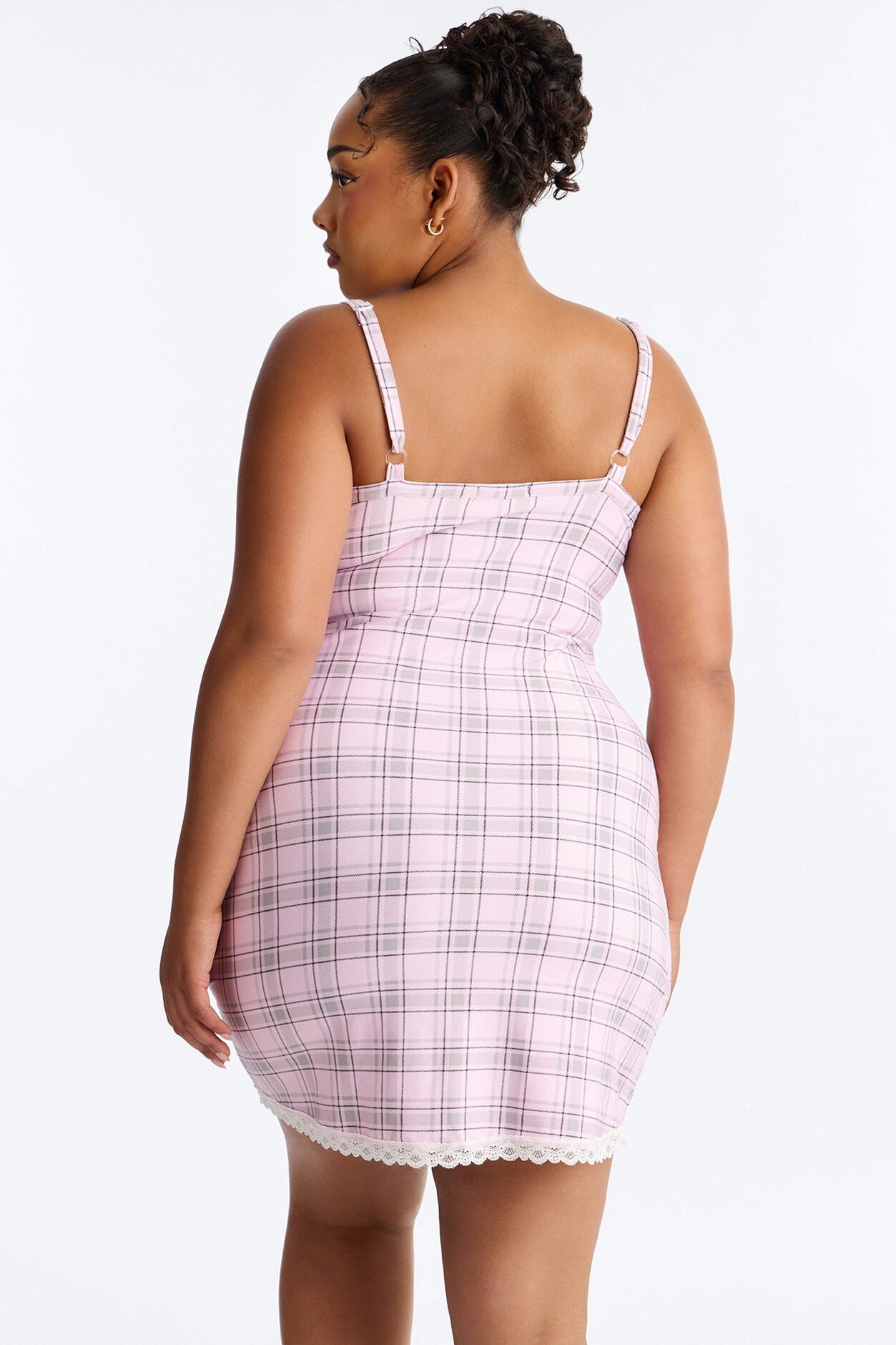 Sweet With An Edge PJ Cami Sleep Dress - Pink/combo