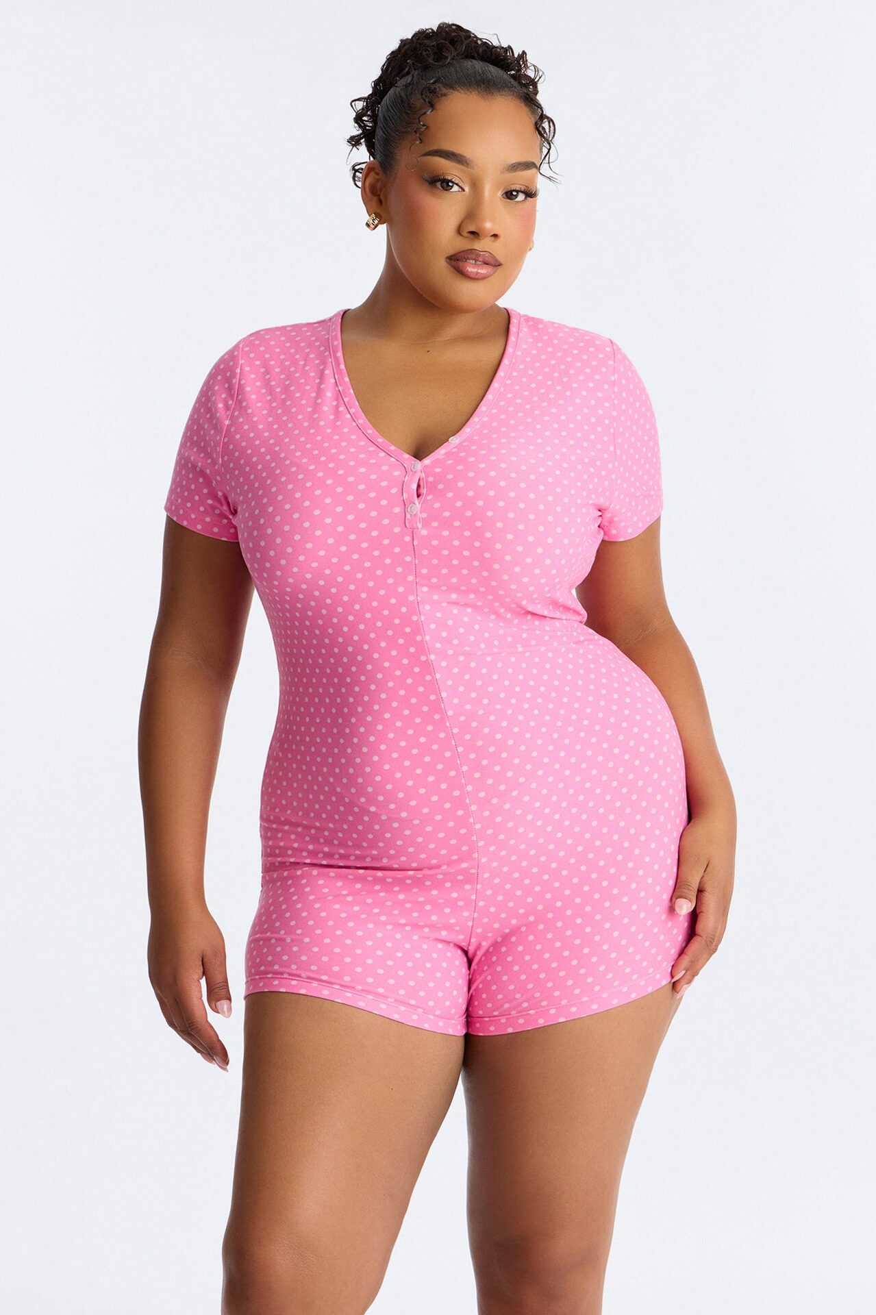 Tuck Me In PJ Romper Onesie - Pink